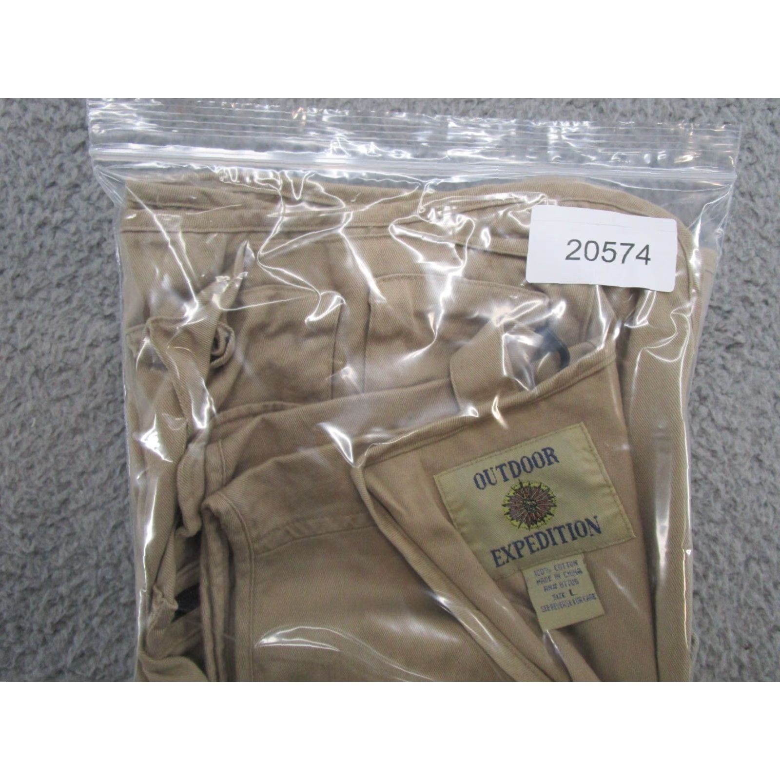 Vintage Expeditions Outdoor Men's Beige Utility Cargo Vest 100% Cotton Large Size US L / EU 52-54 / 3 - 8 Thumbnail