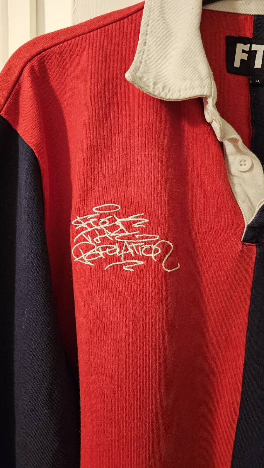 Fuck The Population FTP Fuck the Population - Split top Rugby shirt - RARE Size US M / EU 48-50 / 2 - 3 Thumbnail