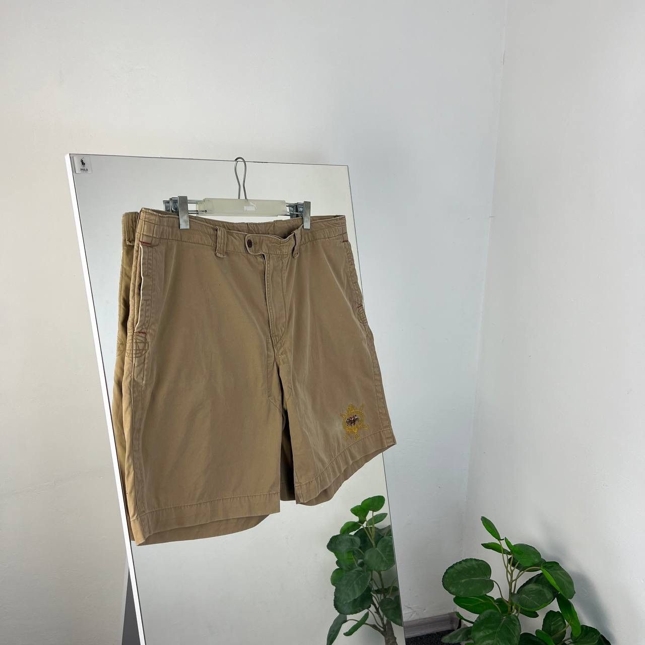 Vintage Vintage Y2K Polo Ralph Lauren Big Logo Chino Shorts Size US 42 / EU 58 - 1 Thumbnail