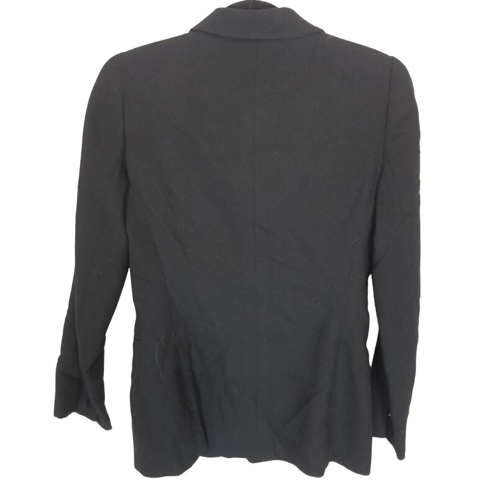 Giorgio Armani Vintage Giorgio Armani Le Collezioni Womens Wool Blazer 4 Size S / US 4 / IT 40 - 8 Thumbnail