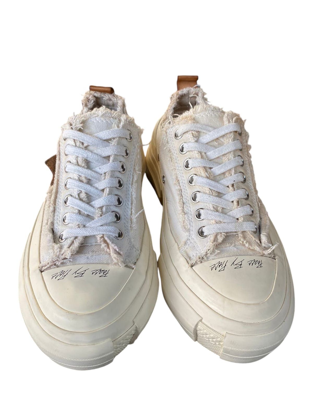 xVESSEL Xvessel G.O.P low all white canvas sneaket Size US 8 / IT 38 - 4 Thumbnail