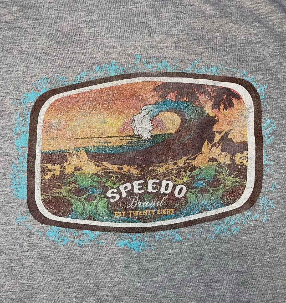 Speedo × Vintage Vintage Speedo Surfing Tee Size US XXL / EU 58 / 5 - 4 Thumbnail