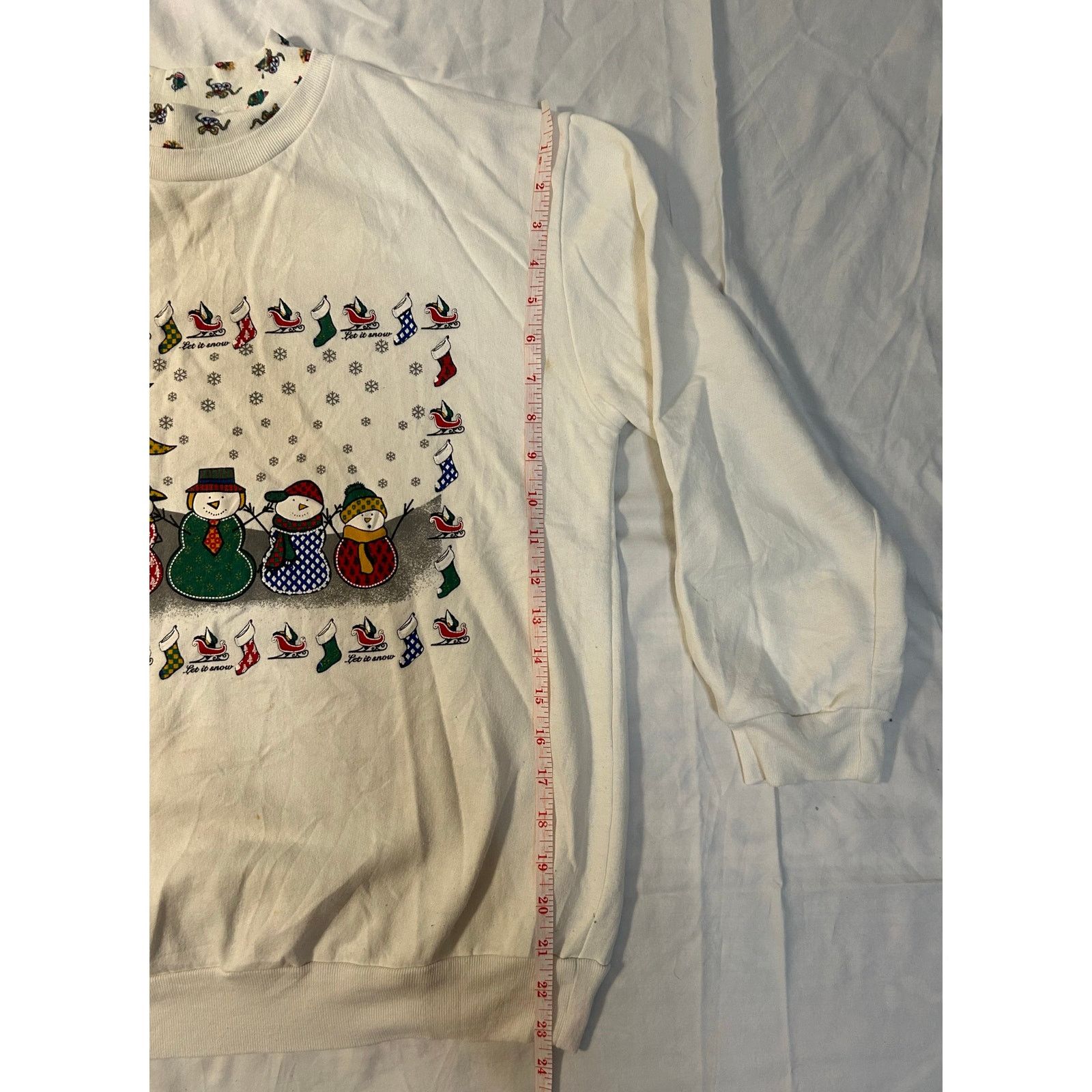 Other Vintage Act III Holiday Sweatshirt Festive Women’s Size M Size M / US 6-8 / IT 42-44 - 4 Thumbnail