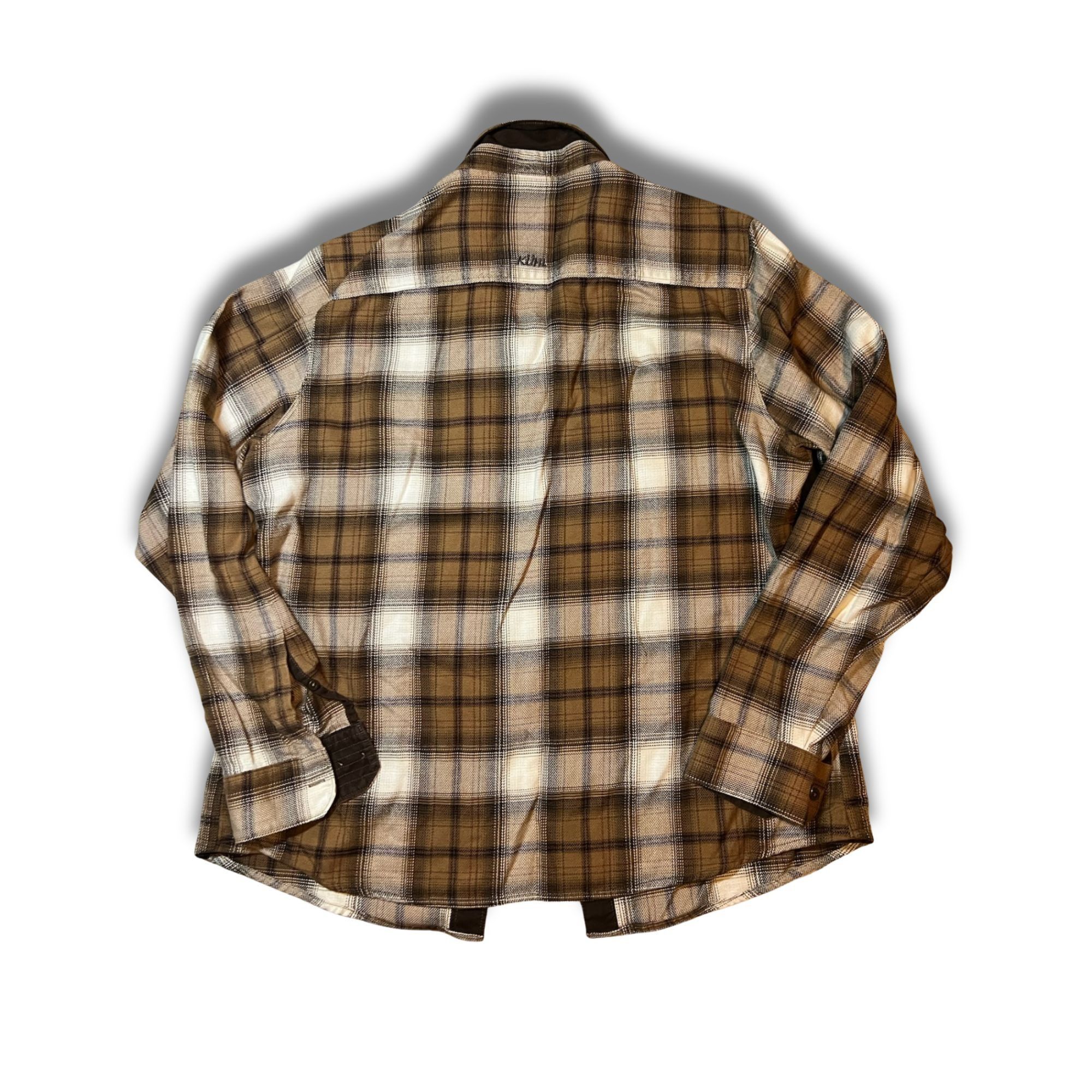 Kuhl Kühl Mens The Law Flannel Shirt Large Plaid Brown/White 100% Size US L / EU 52-54 / 3 - 3 Thumbnail