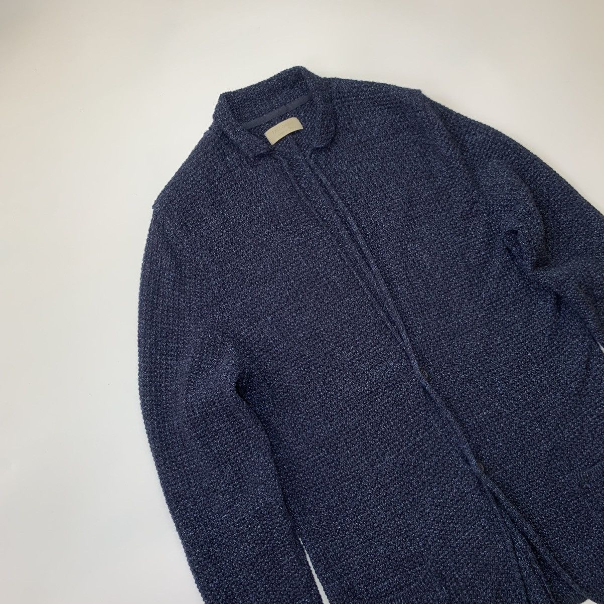 Other Falconeri Sweater Cardigan Blazer in Dark Blue 52 Italy Size 42R - 5 Thumbnail