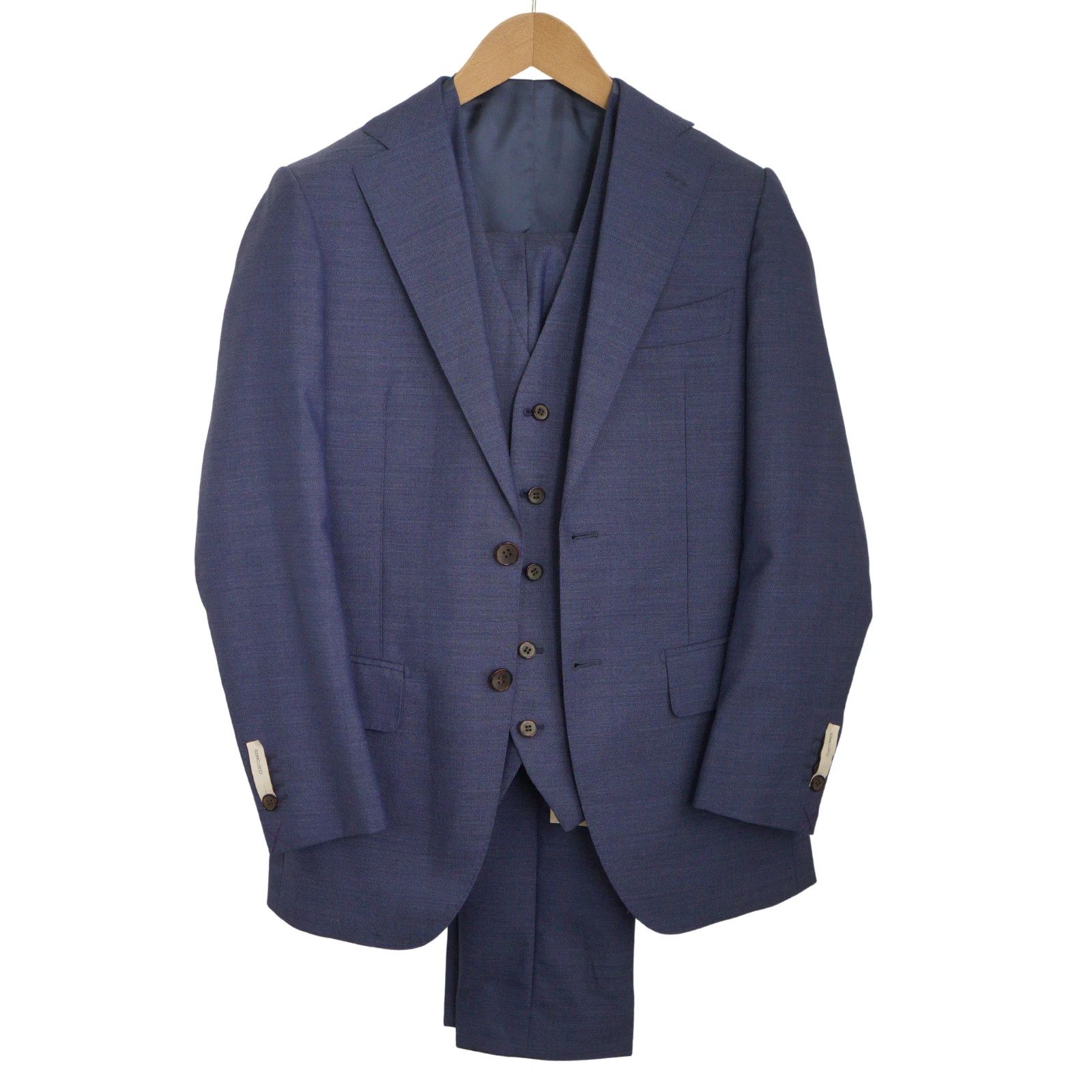Suitsupply Men Suitsupply 3 Piece Suit Lazio Single Breasted FL US34 Size 34R - 1 Thumbnail