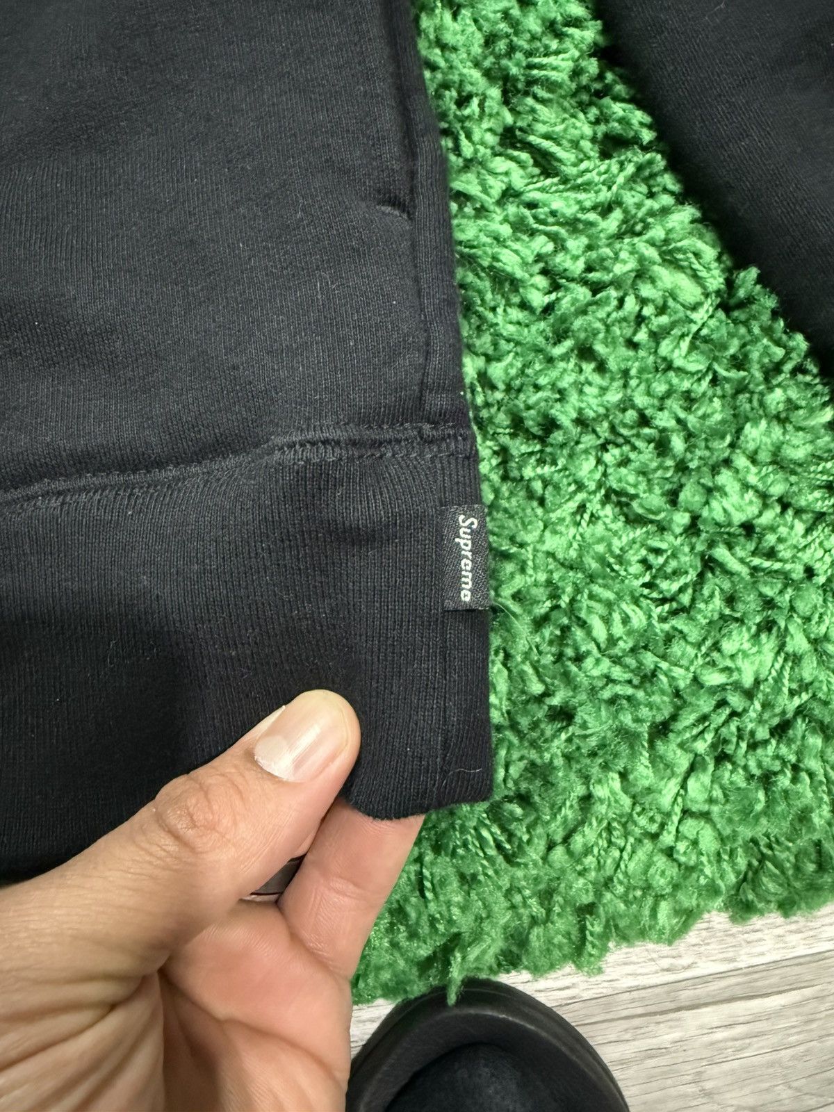 Supreme Supreme Diagonal Hooded Sweatshirt SS18 Size Large Size US L / EU 52-54 / 3 - 3 Thumbnail