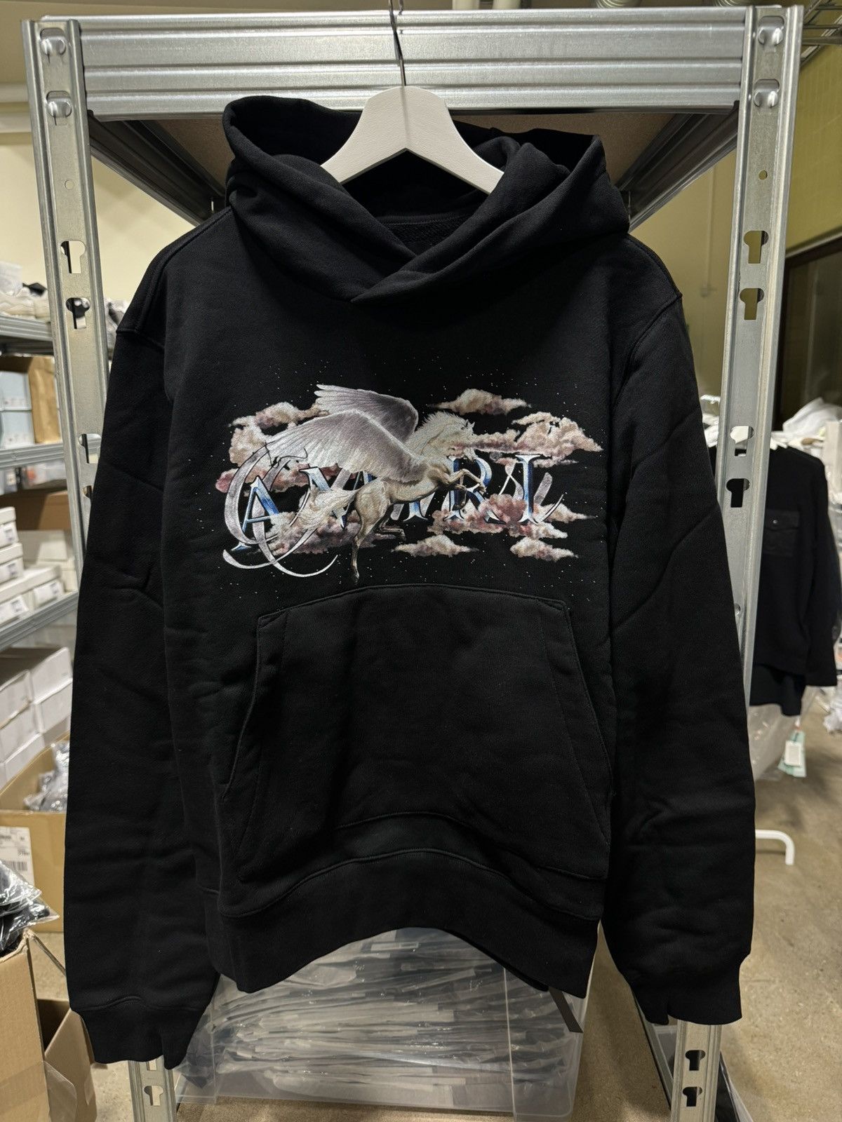 Amiri Pegasus Logo Hoodie NEW 1250$