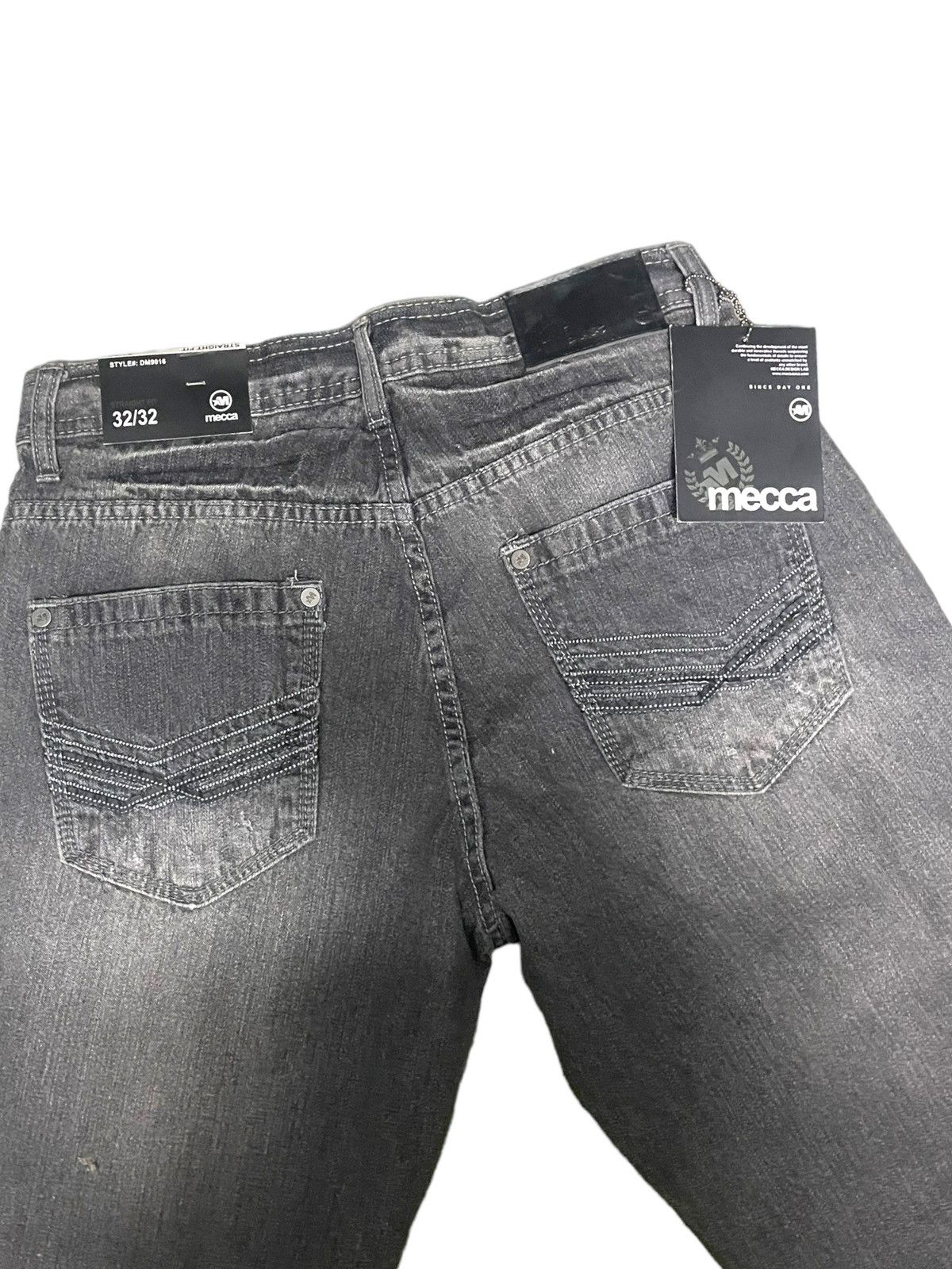 Mecca × Vintage Mecca Charcoal Wash Baggy Denim Jeans 32x32 Size US 32 / EU 48 - 6 Thumbnail