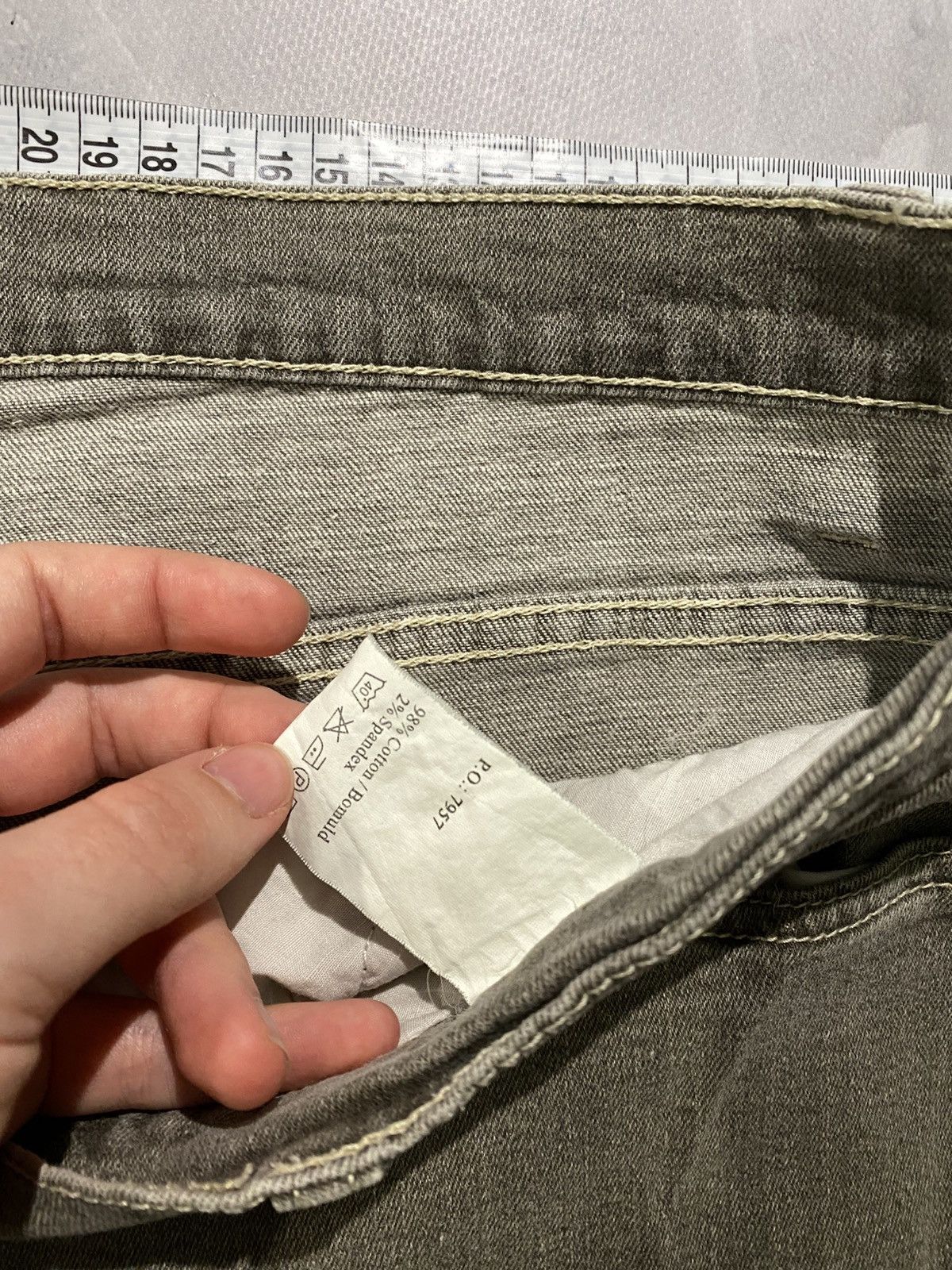Vintage RARE Archive Baggy Jeans Rick Owens style - Y2K Drip Crowned Size US 38 / EU 54 - 6 Thumbnail