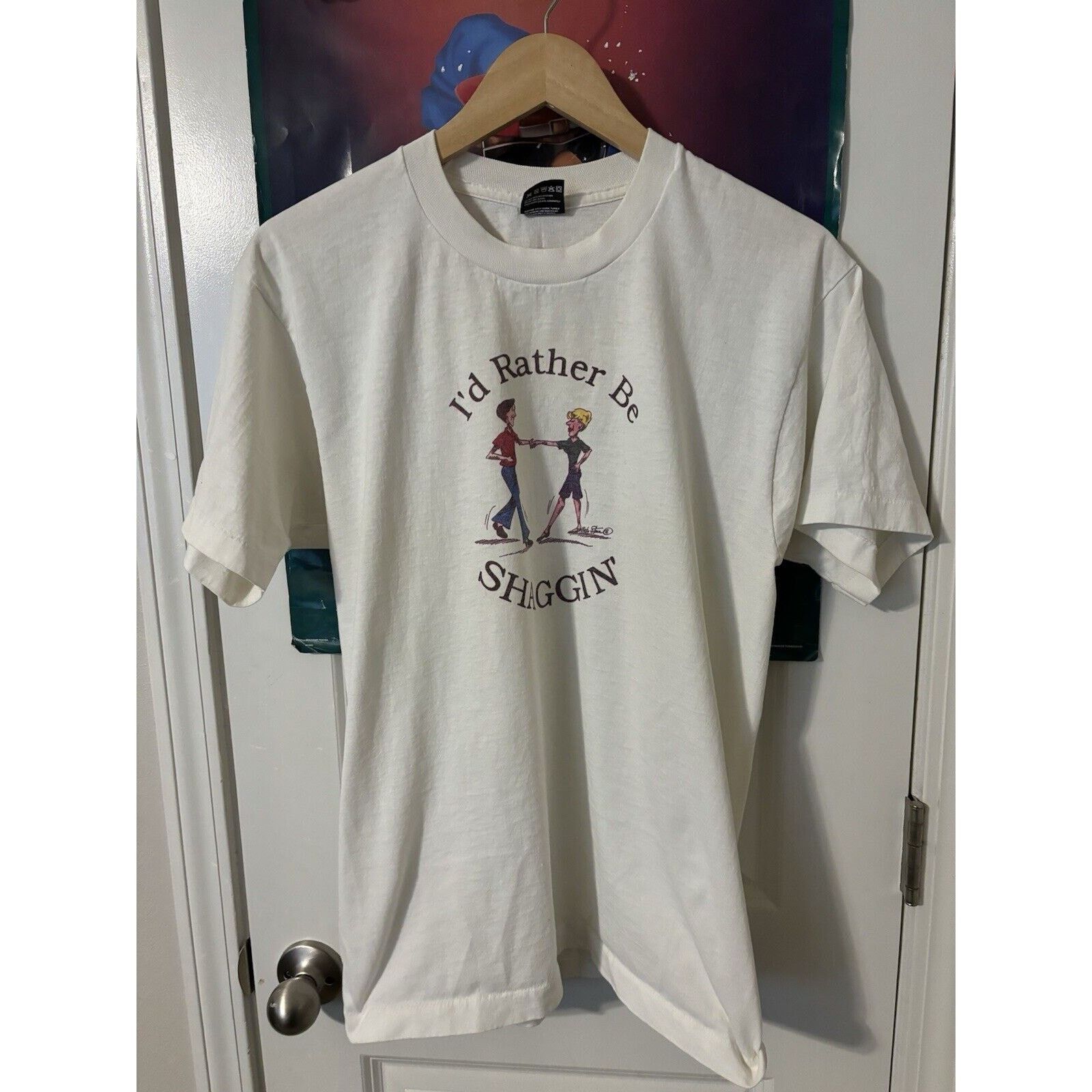 Other vintage Id rather be shaggin T-shirt 80s rare white size L Size US L / EU 52-54 / 3 - 1 Thumbnail