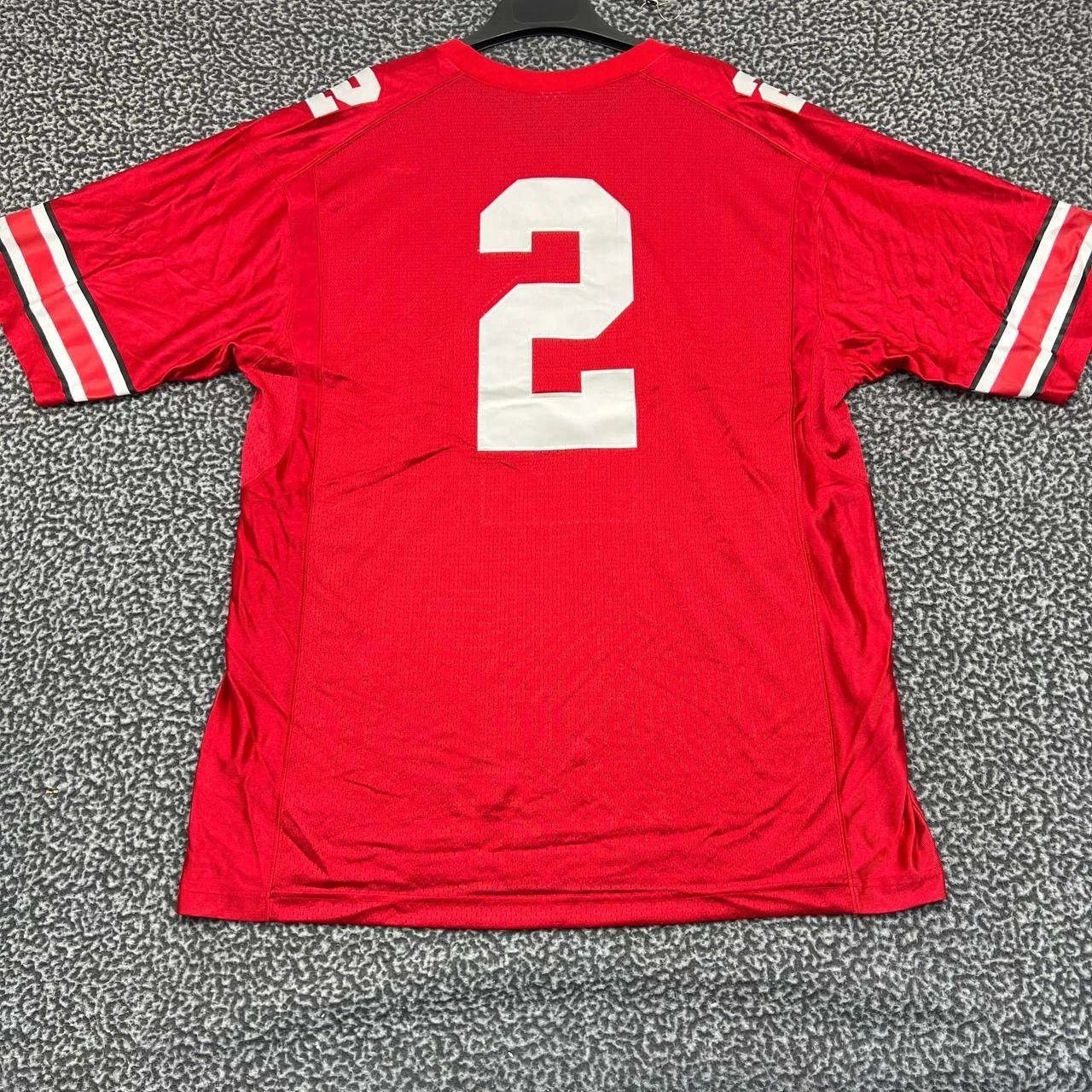 Nike Ohio State Buckeyes #2 Jersey Shirt Men Short Sleeve New XL Size US XL / EU 56 / 4 - 2 Thumbnail