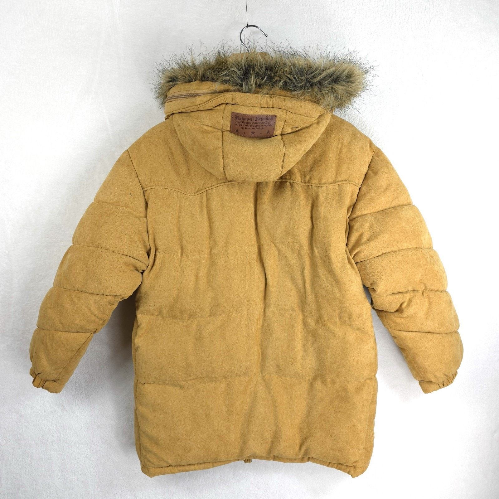 Makaveli Vintage Makaveli Branded Tupac Beige Puffer Jacket Sz Small Size US S / EU 44-46 / 1 - 12 Thumbnail