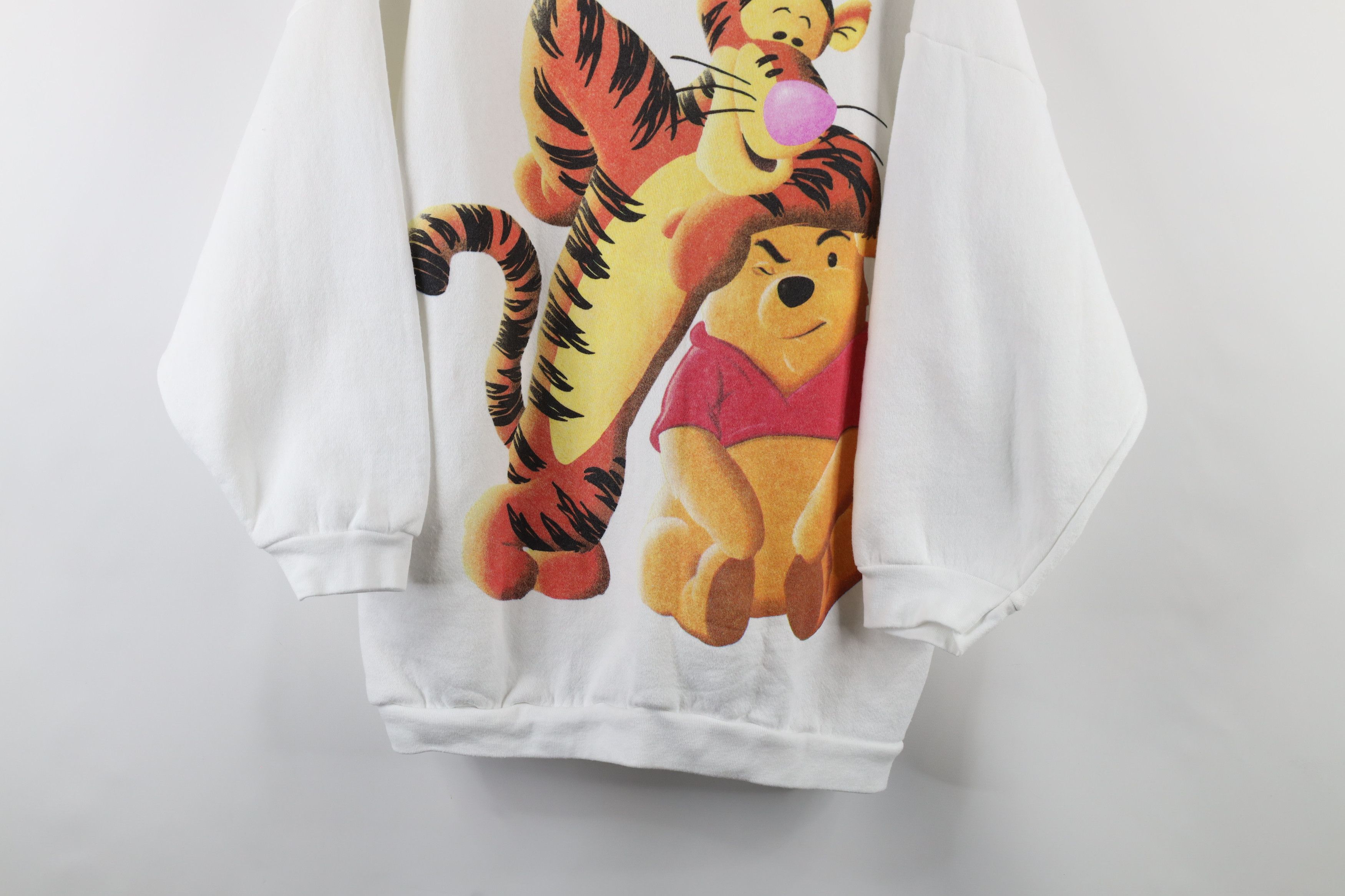 Disney × Vintage Vintage 90s Disney Winnie Pooh Tigger Crewneck Sweatshirt Size 4XL / US 24-26 - 3 Thumbnail
