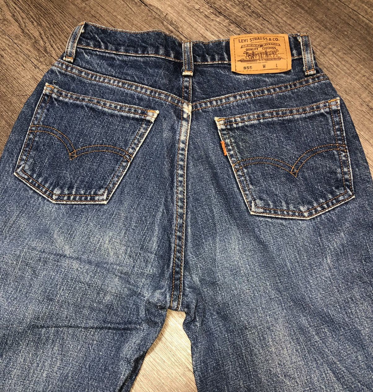 Levi's Vintage Clothing Vintage Levis 855 Orange Tag Japan Size 27" / US 4 / IT 40 - 12 Thumbnail