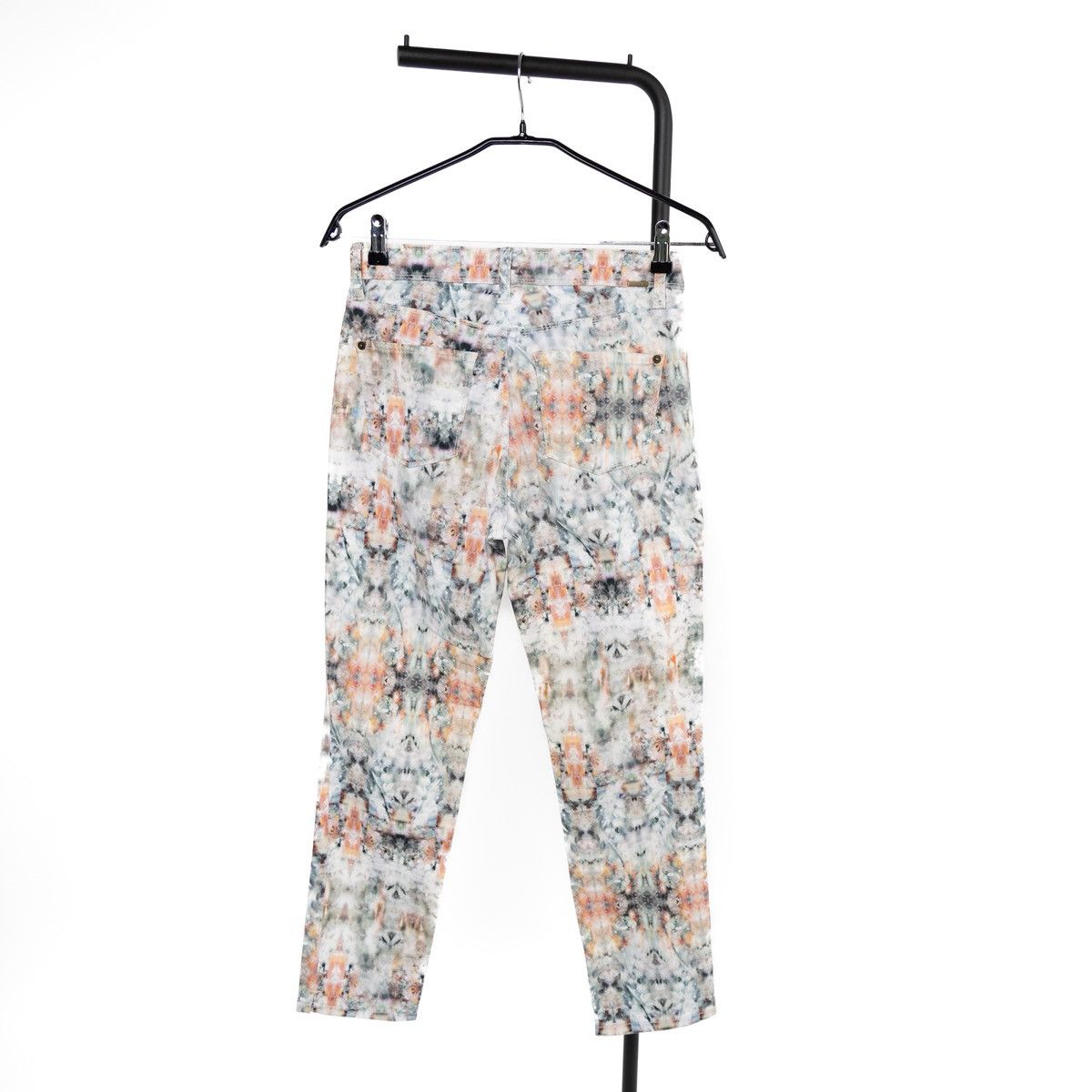 Other Cambio Jeans Piper Short Multicolor Abstract Print Denim Size 28" / US 6 / IT 42 - 2 Thumbnail