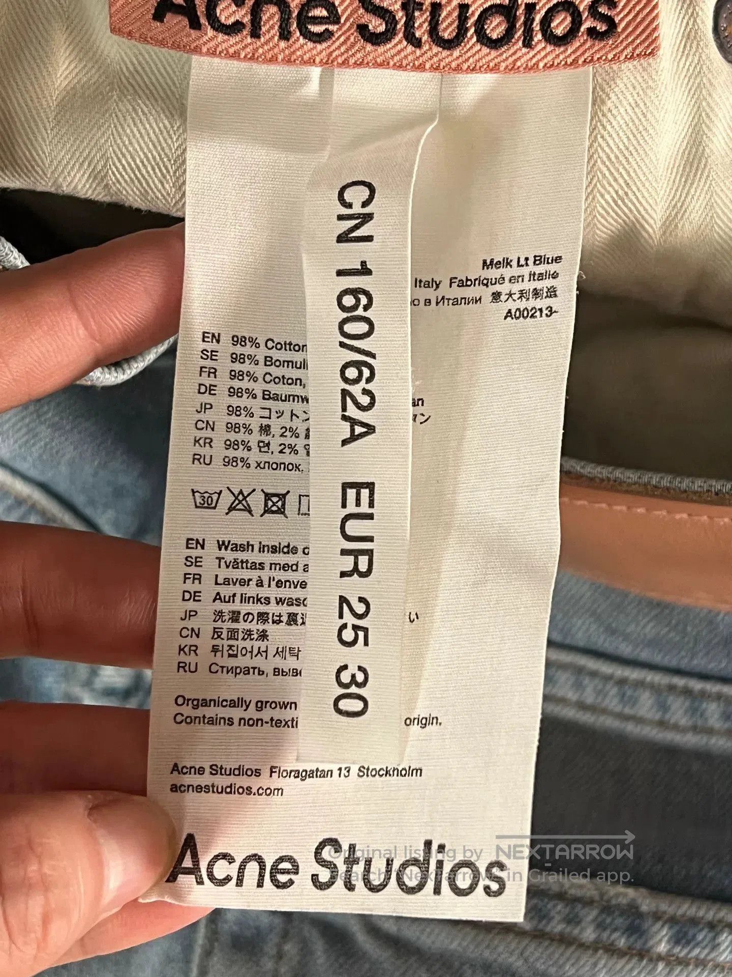 Acne Studios Acne Studios Light Wash Denim Jeans. Size 25" / US 0 / IT 36 - 4 Thumbnail