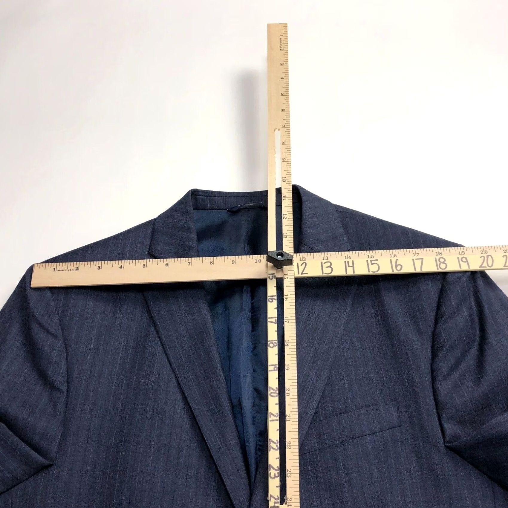 Ralph Lauren Ralph Lauren Blue Label Navy Blue Sport Coat Suit Jacket 100% Wool 42R Size 42R - 5 Thumbnail