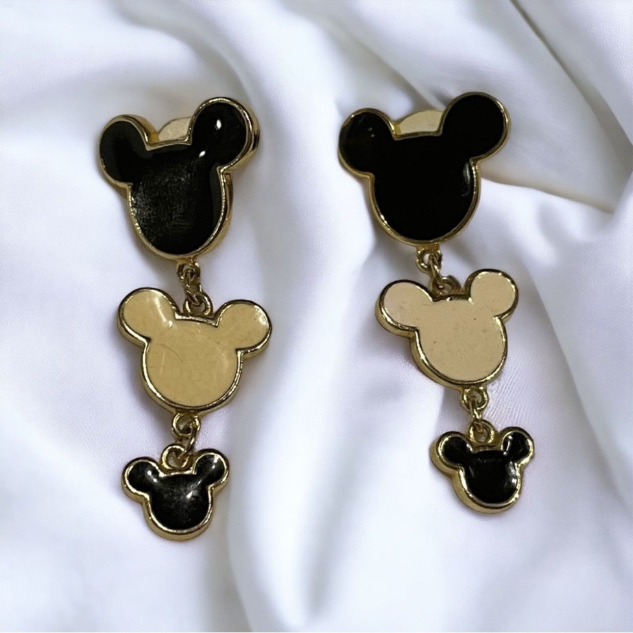 Disney Disney Mickey Mouse tiered dangle post earrings Size ONE SIZE - 1 Thumbnail