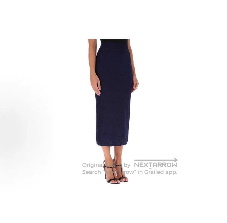 Fendi Fendi Printed Wrap Skirt, Blue Size 26" / US 2 / IT 38 - 3 Thumbnail