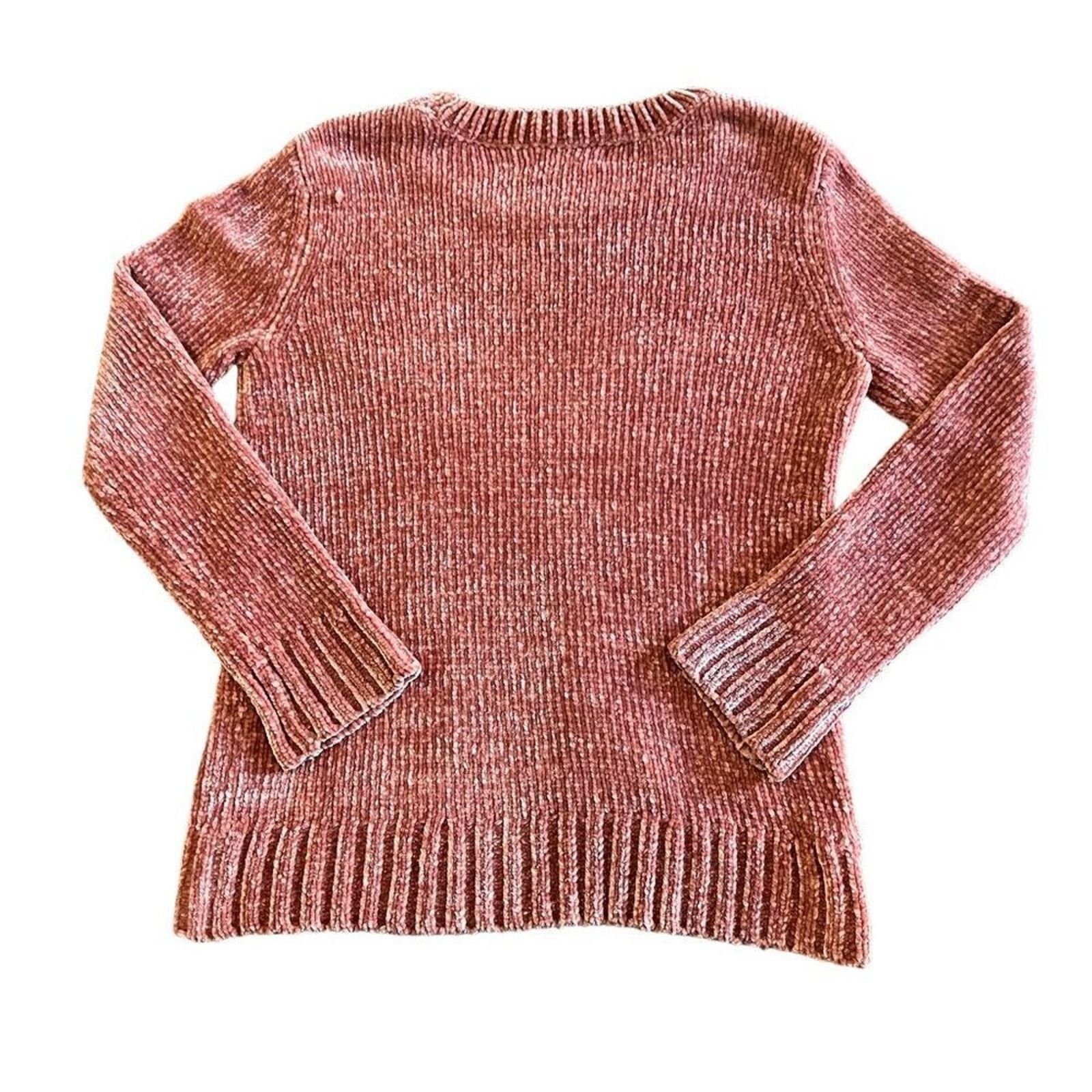 Orvis Orvis Classic Collection Sweater Womens Pink Ribbed Crewneck Size S / US 4 / IT 40 - 5 Thumbnail