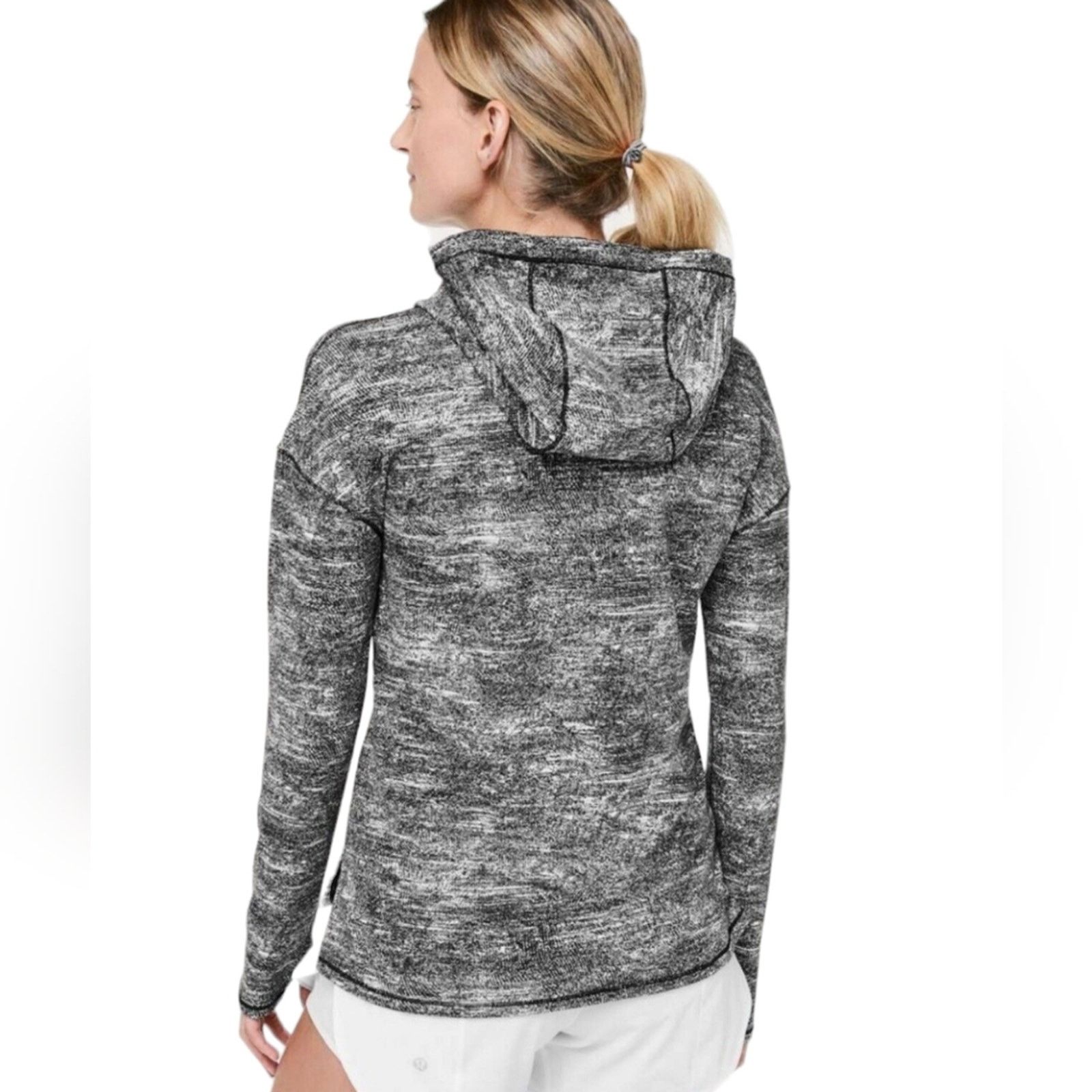 Lululemon Lululemon Forever Endeavour Long Sleeve Black White 8 Size M / US 6-8 / IT 42-44 - 5 Thumbnail