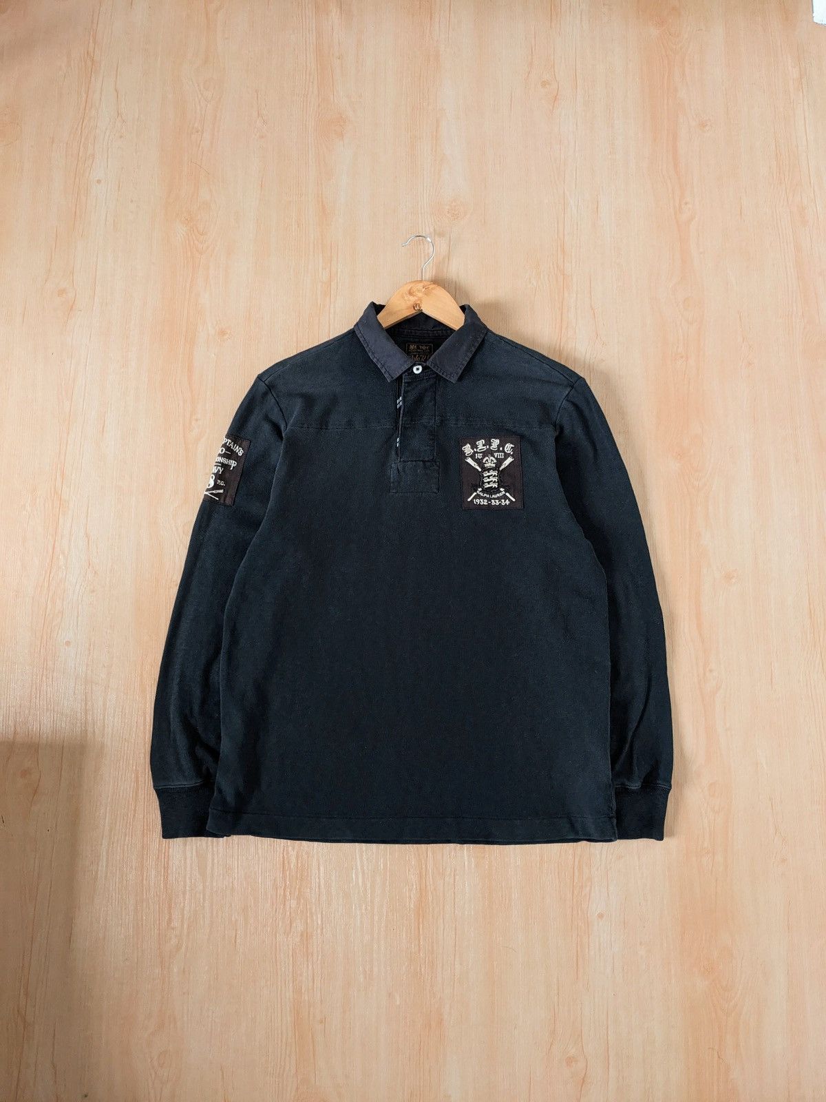 Polo Ralph Lauren Vintage Polo Ralph Lauren Rugby Shirt Size US L / EU 52-54 / 3 - 2 Thumbnail