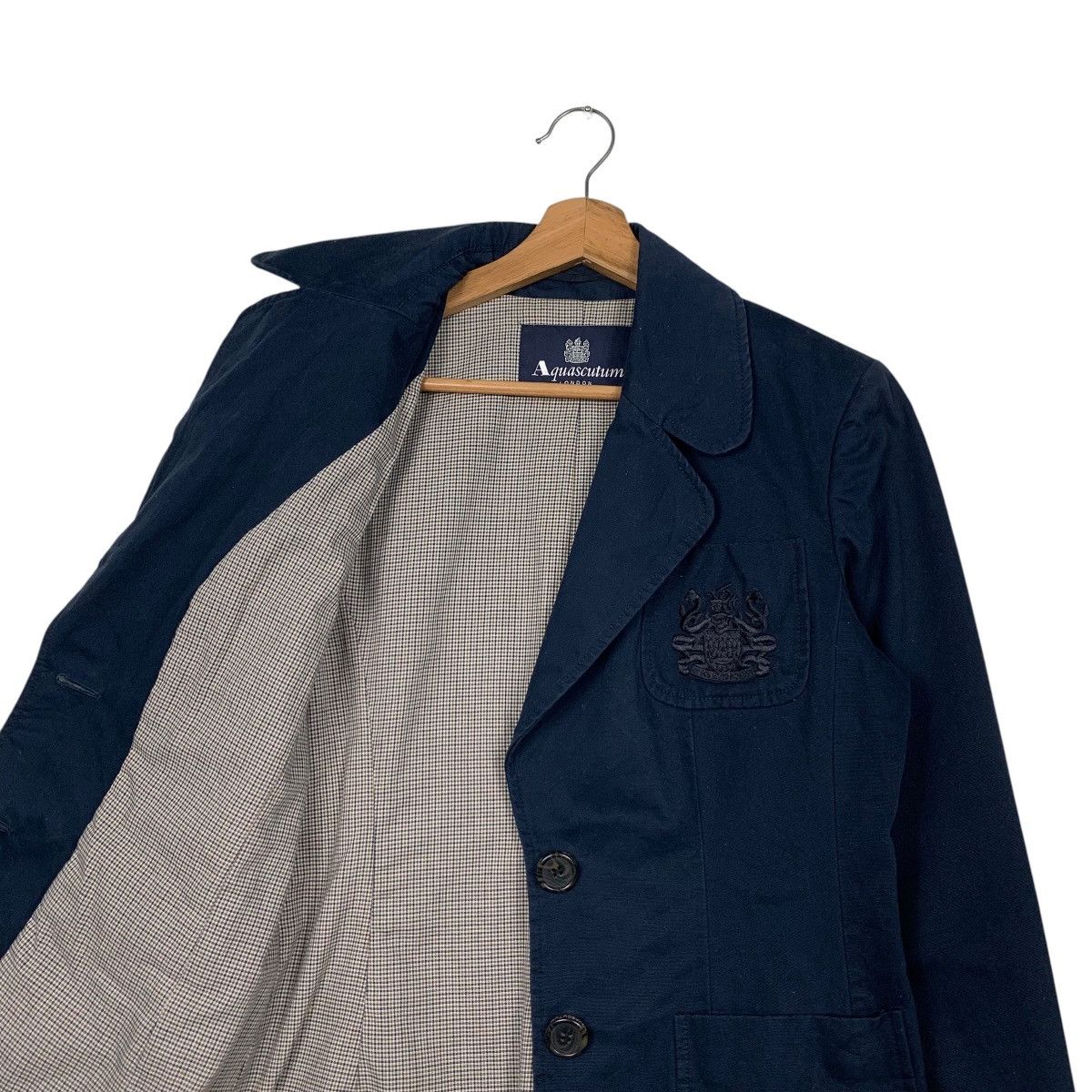 Aquascutum AQUASCUTUM London Suit Jacket Blazers #2592-C117 Size L / US 10 / IT 46 - 12 Thumbnail