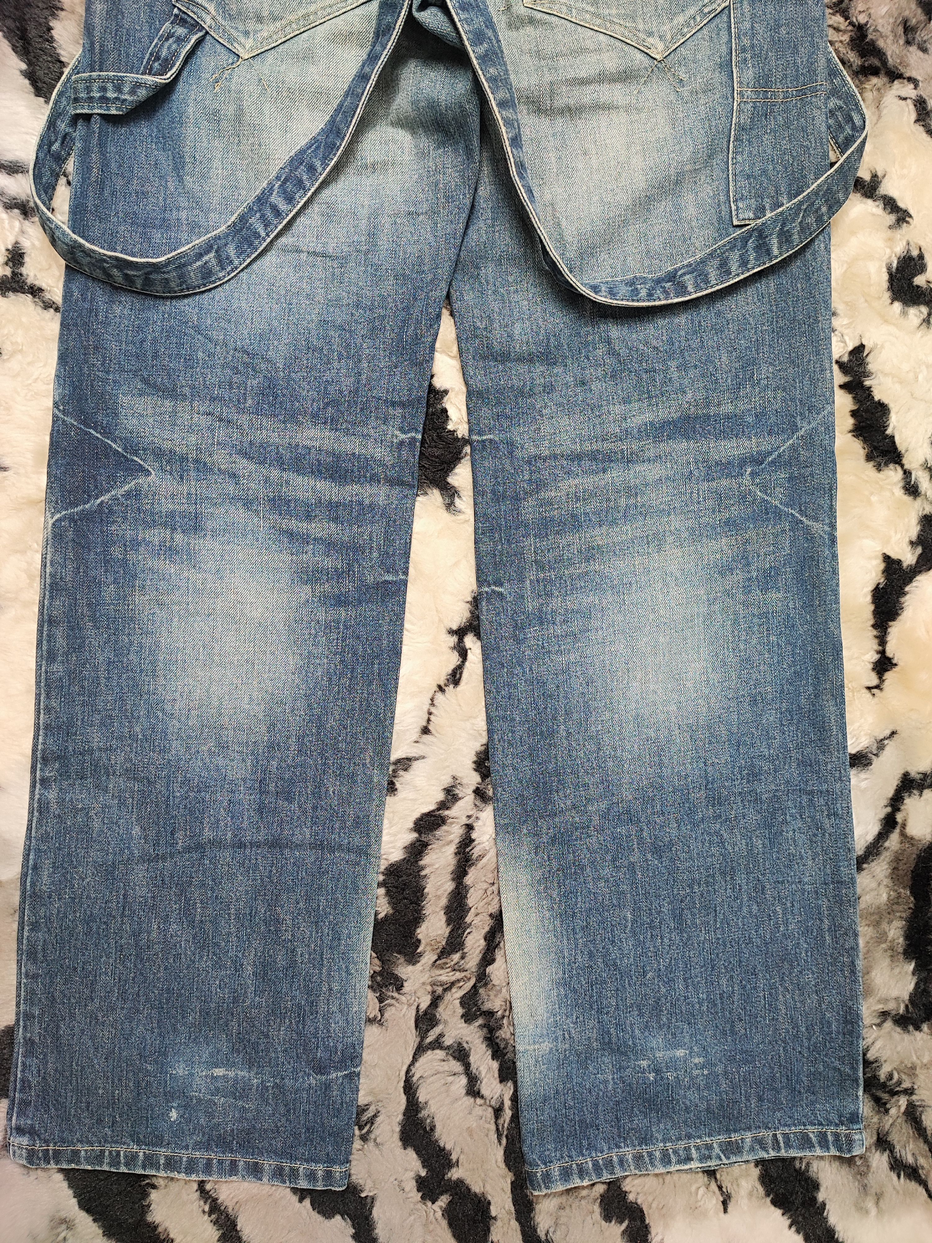 PPFM PPFM Bondage Punk Distressed Jeans ERD Grunge Chrome Size US 29 - 16 Thumbnail