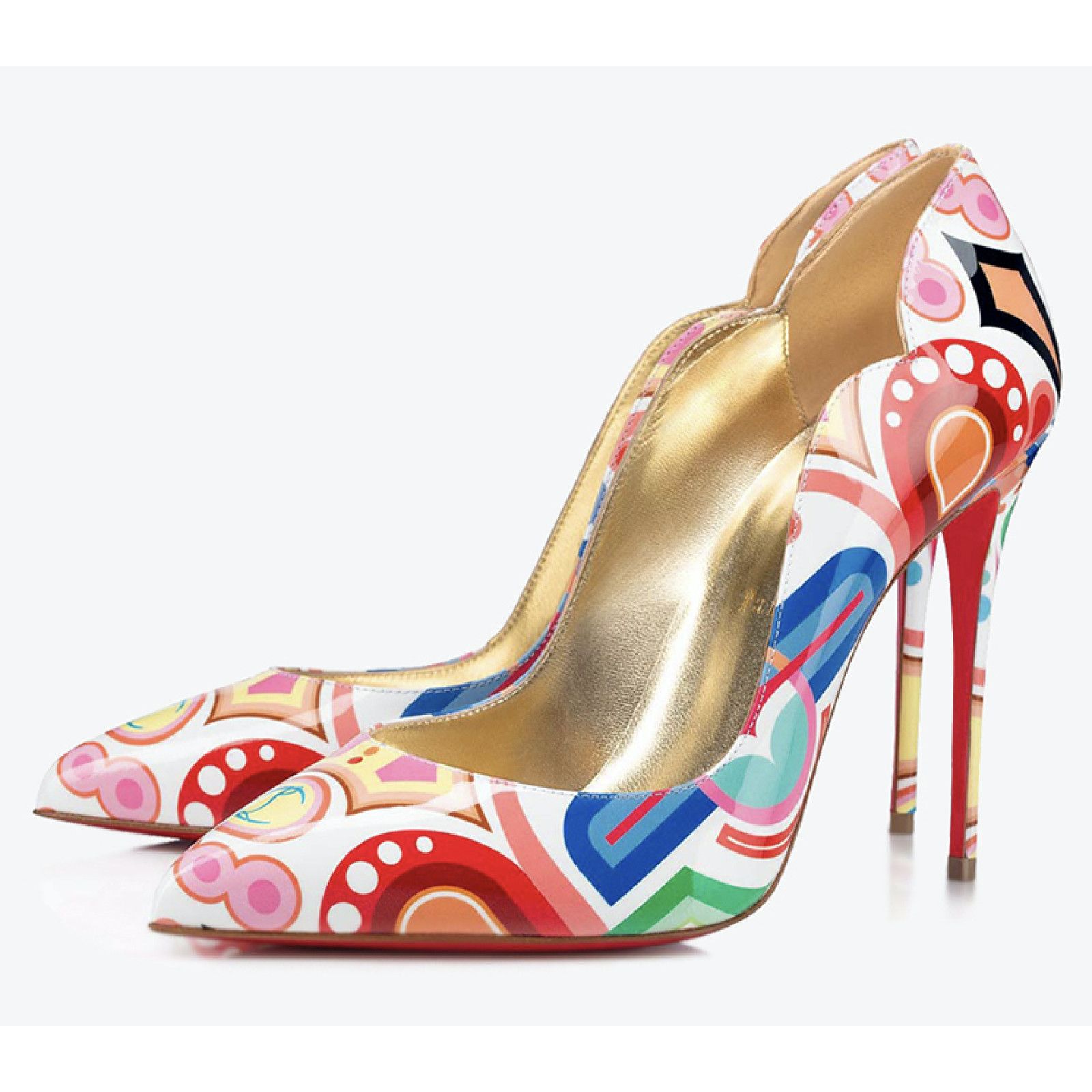 Christian Louboutin Christian Louboutin Hot Chick 100 Patent Tivoli Platine Size US 6 / IT 36 - 1 Thumbnail