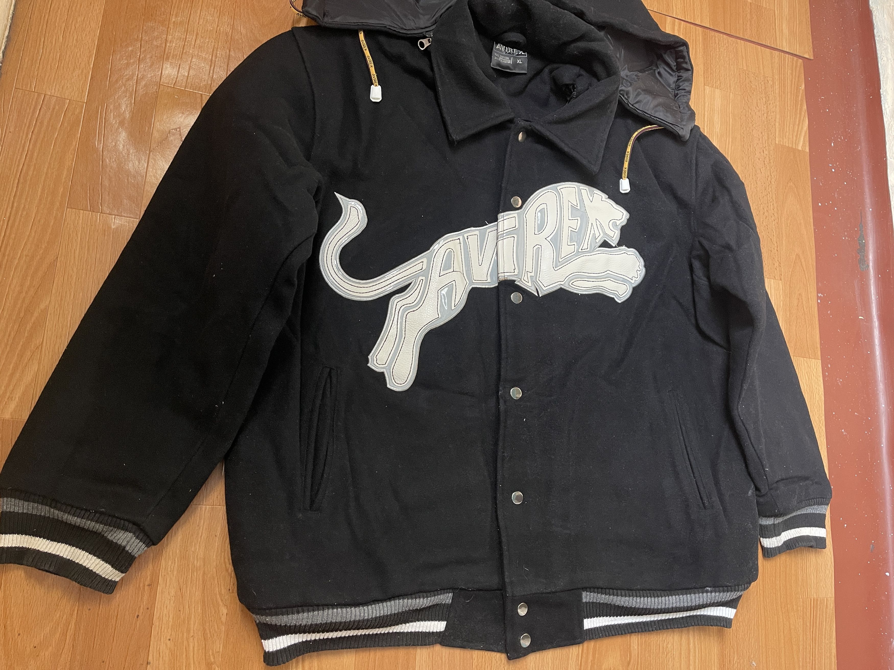 Avirex AVIREX jacket, black, vintage coat, 90s old school size XL Size US XL / EU 56 / 4 - 13 Thumbnail