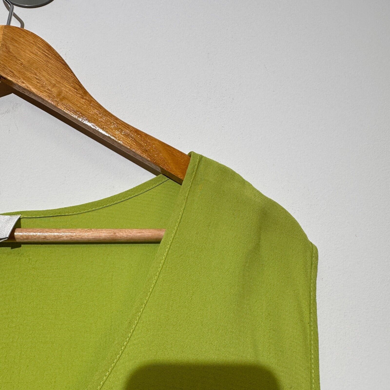 Givenchy × Vintage Vintage Givenchy Unisex Green Viscose Dress Size 18W Size L / US 10 / IT 46 - 8 Thumbnail