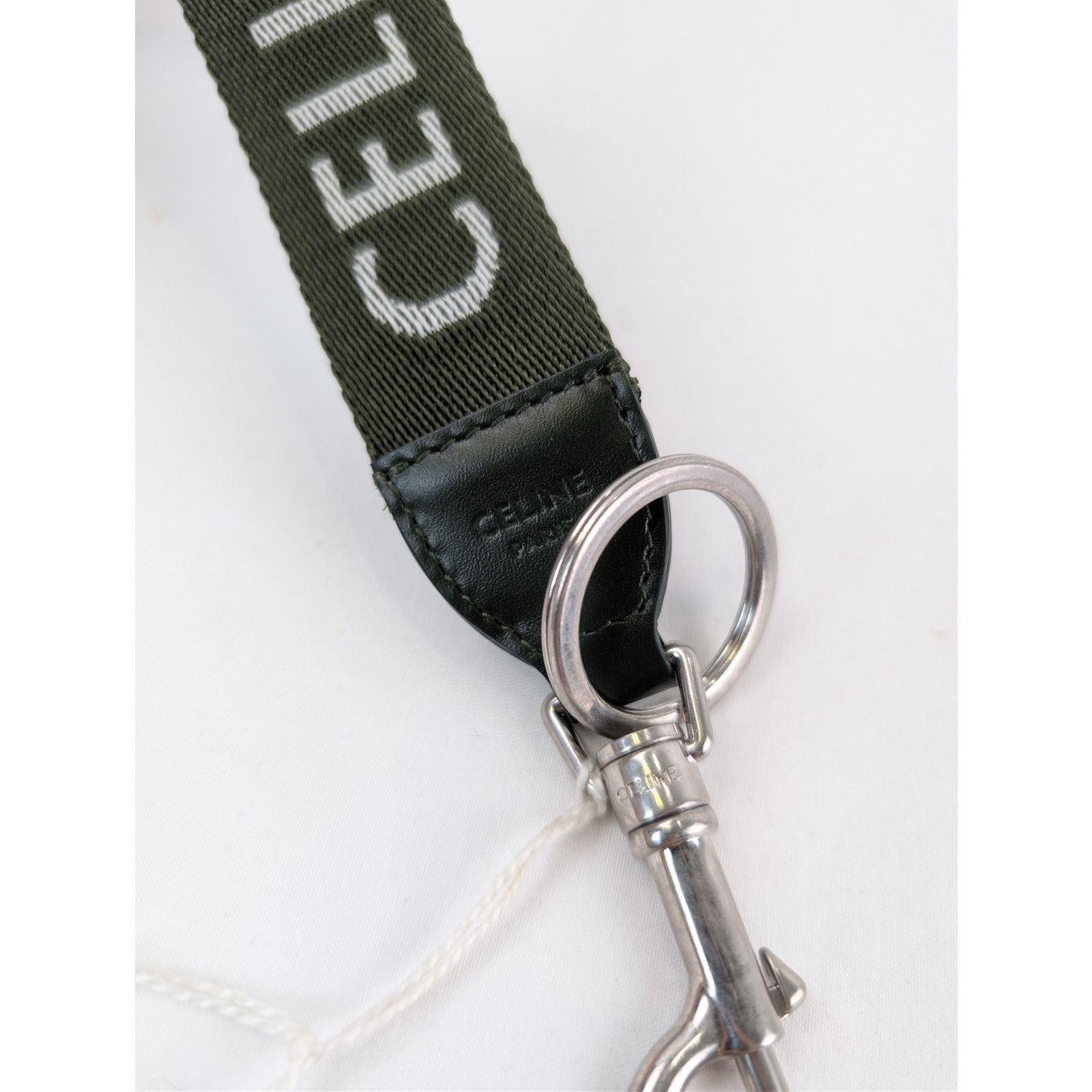 Celine o1rshd1 Size: OS / Leather Strap Keyring in Khaki Size ONE SIZE - 9 Thumbnail