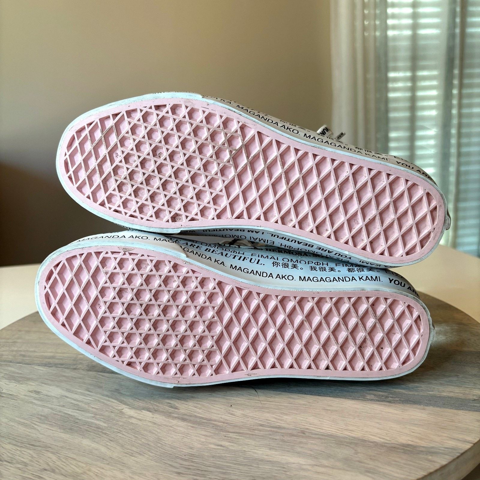 Vans Vans Sk8 We Are Beautiful White Black Print Sneakers Sz 6 Size US 6 / IT 36 - 9 Thumbnail