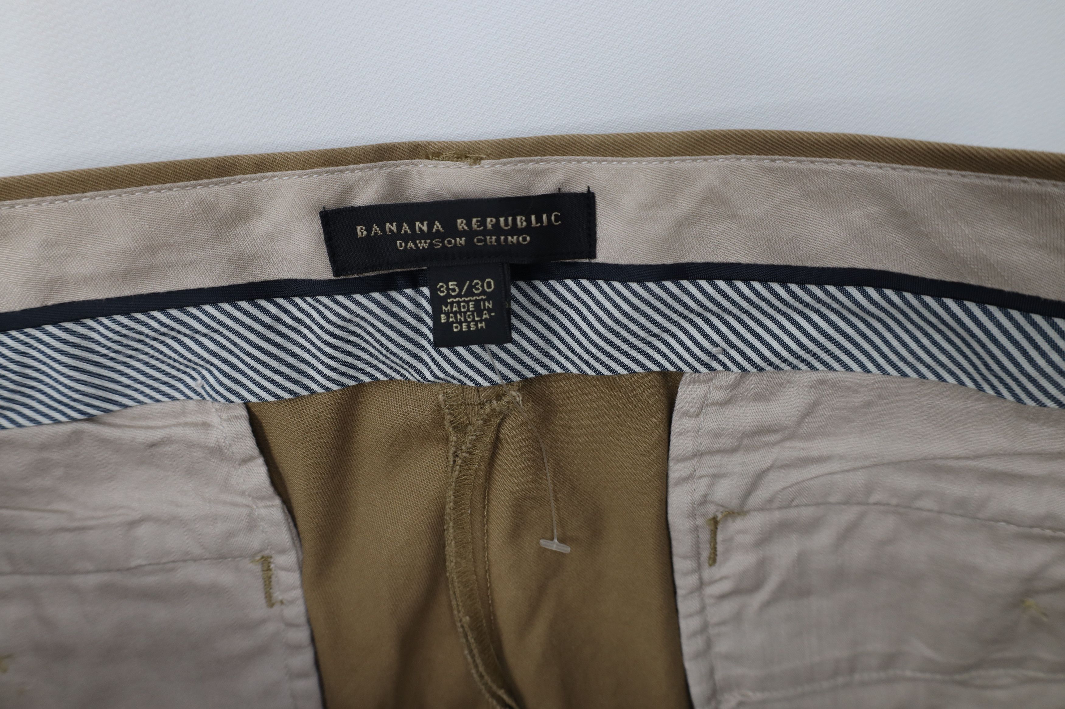 Banana Republic Deadstock Vintage Y2K Banana Republic Wide Leg Chino Pants Size US 35 - 6 Thumbnail