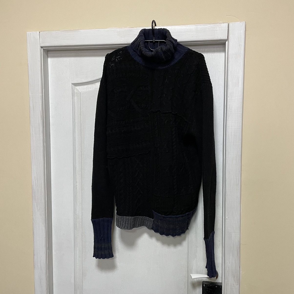 Japanese Brand × Kenzo 🔥90s🔥 VINTAGE KENZO GOLF TURTLENECK SWEATER OPIUM TRASHED Size US XL / EU 56 / 4 - 1 Thumbnail
