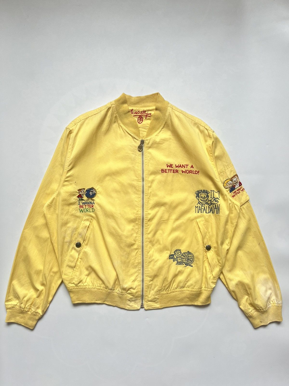 Jean Charles De Castelbajac Jean Charles De Castelbajac Vintage Bomber Jacket Size US L / EU 52-54 / 3 - 1 Thumbnail