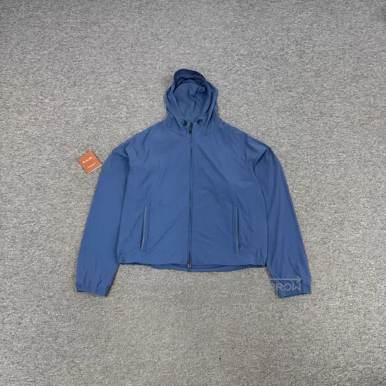 Loro Piana Loro Piana Blue Hooded Zipper Jacket Size US L / EU 52-54 / 3 - 1 Thumbnail