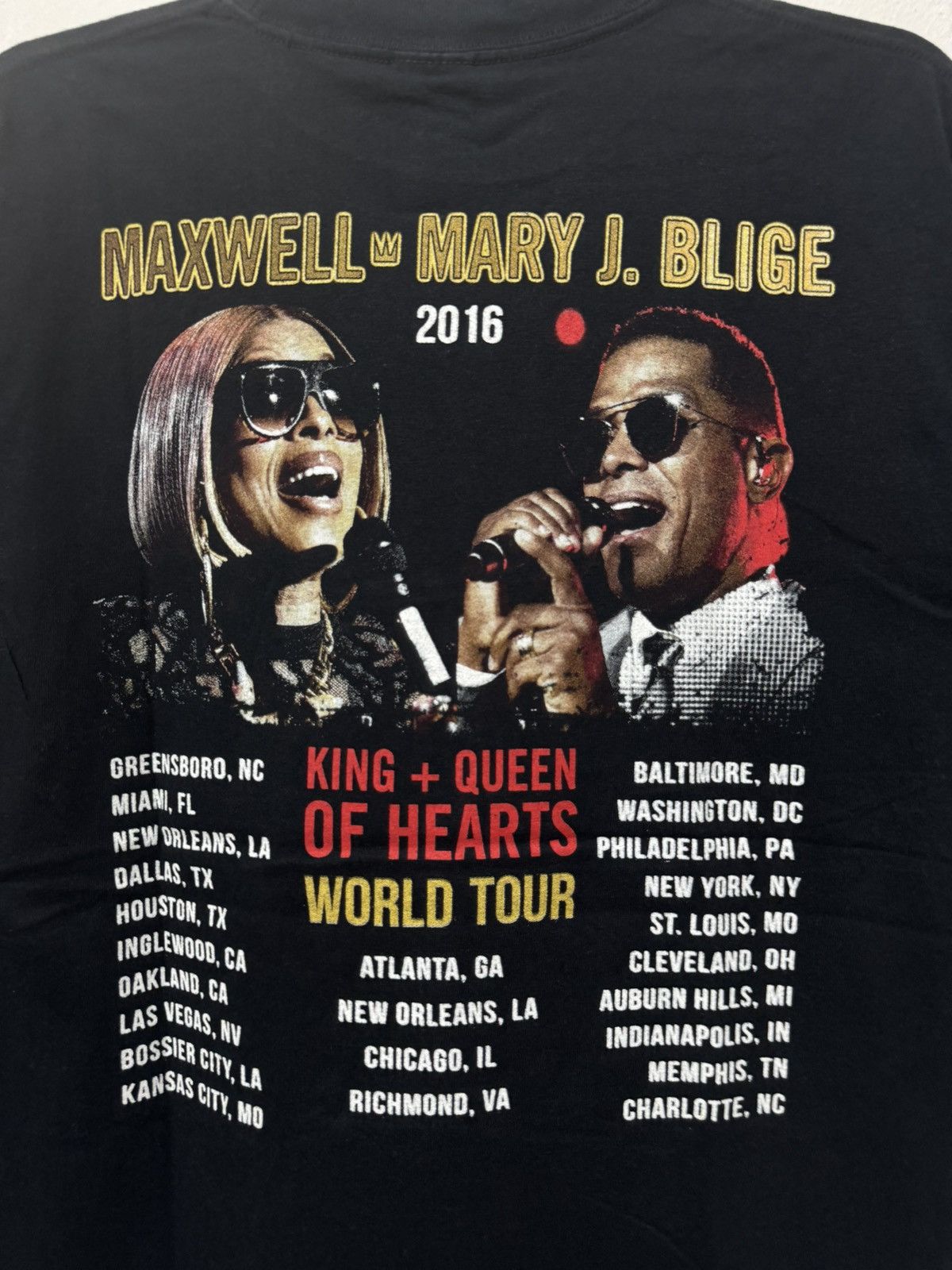Rap Tees × Vintage Vintage 00’s Maxwell Mary J Blidge Rap Tee Size US M / EU 48-50 / 2 - 5 Thumbnail