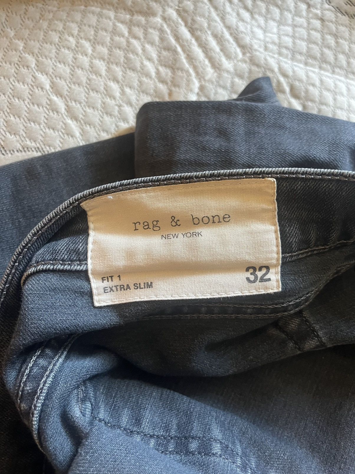 Rag & Bone Blue/grey Rag & Bone Fit 1 jeans Size US 32 / EU 48 - 6 Thumbnail