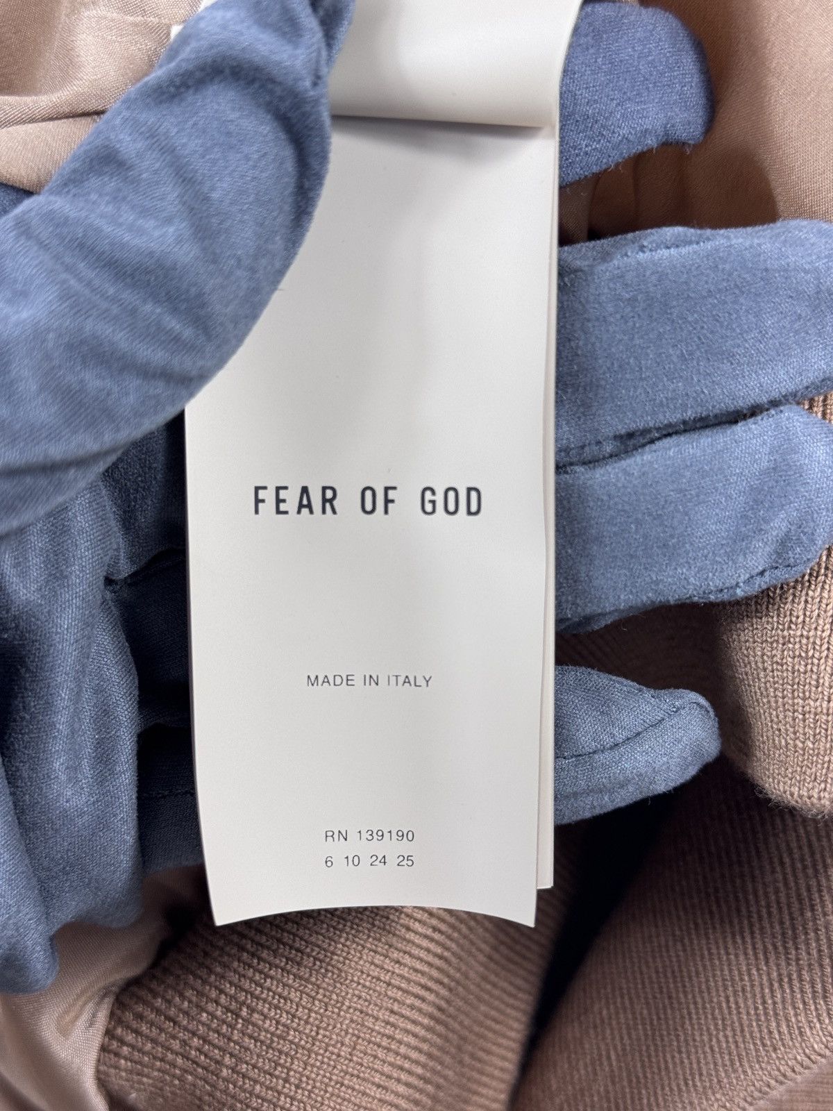 Fear of God VELVET ZIP UP OVERSIZED JACKET Size US S / EU 44-46 / 1 - 9 Thumbnail