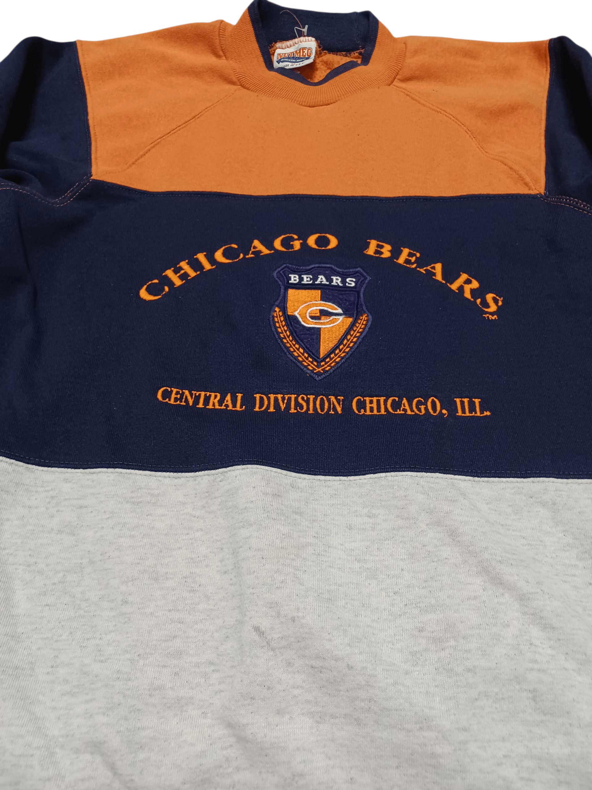 Nutmeg CHICAGO BEARS VINTAGE NFL NUTMEG MADE IN USA SWEATSHIRT Size US M / EU 48-50 / 2 - 2 Thumbnail