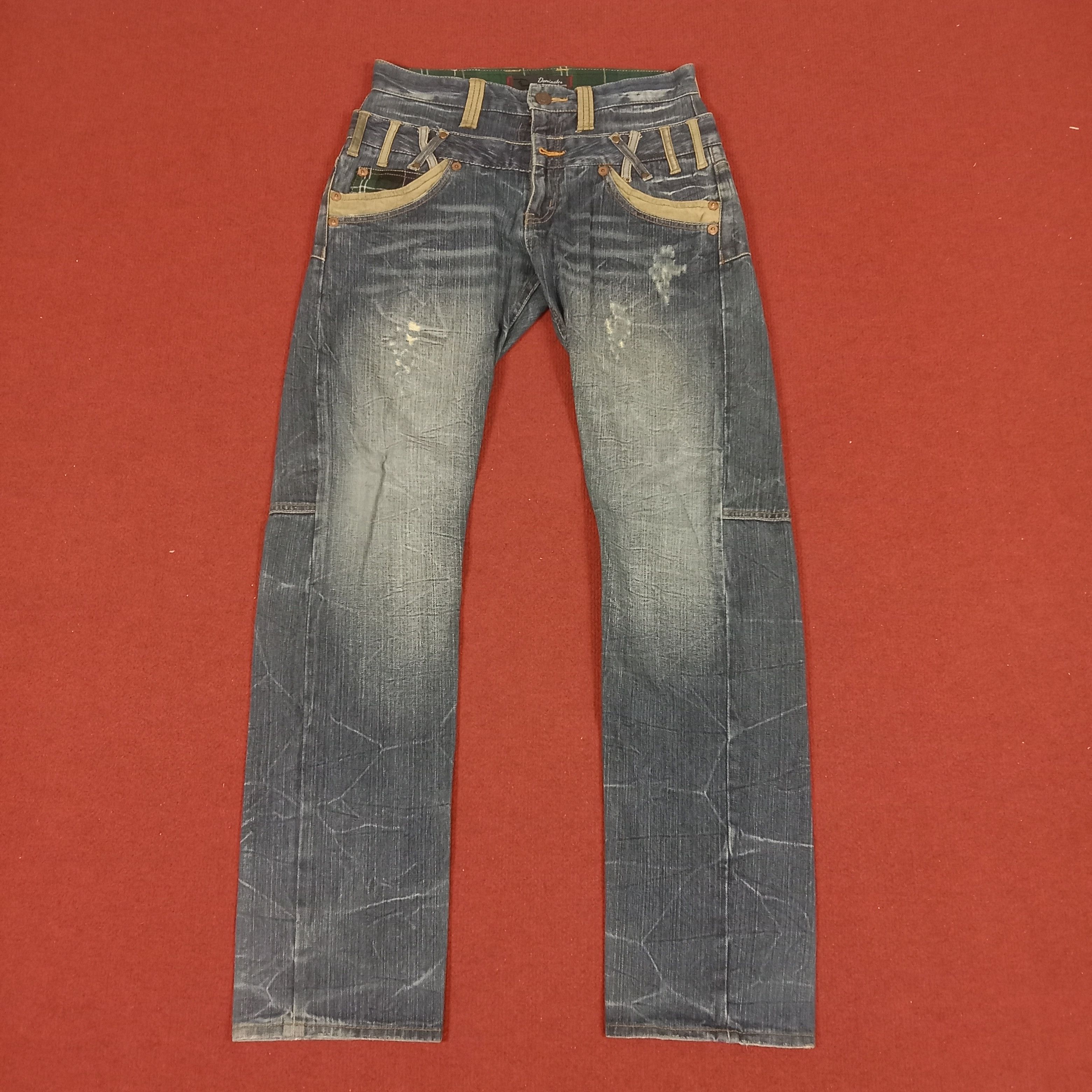 Dominate Handcrafted Fashion Rock Punk Style Jeans
