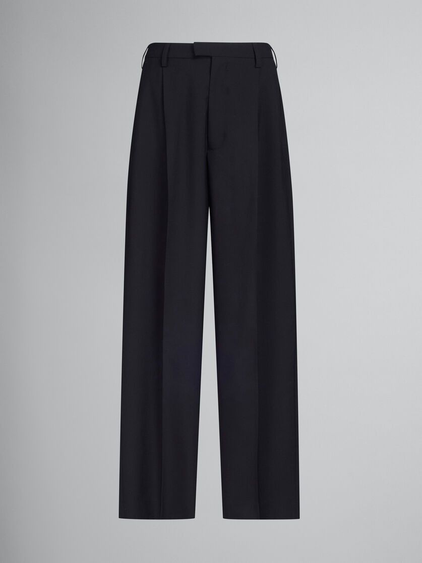 Marni o1f1d3z0326 Tailored Trousers in Black Size 27" / US 4 / IT 40 - 1 Thumbnail