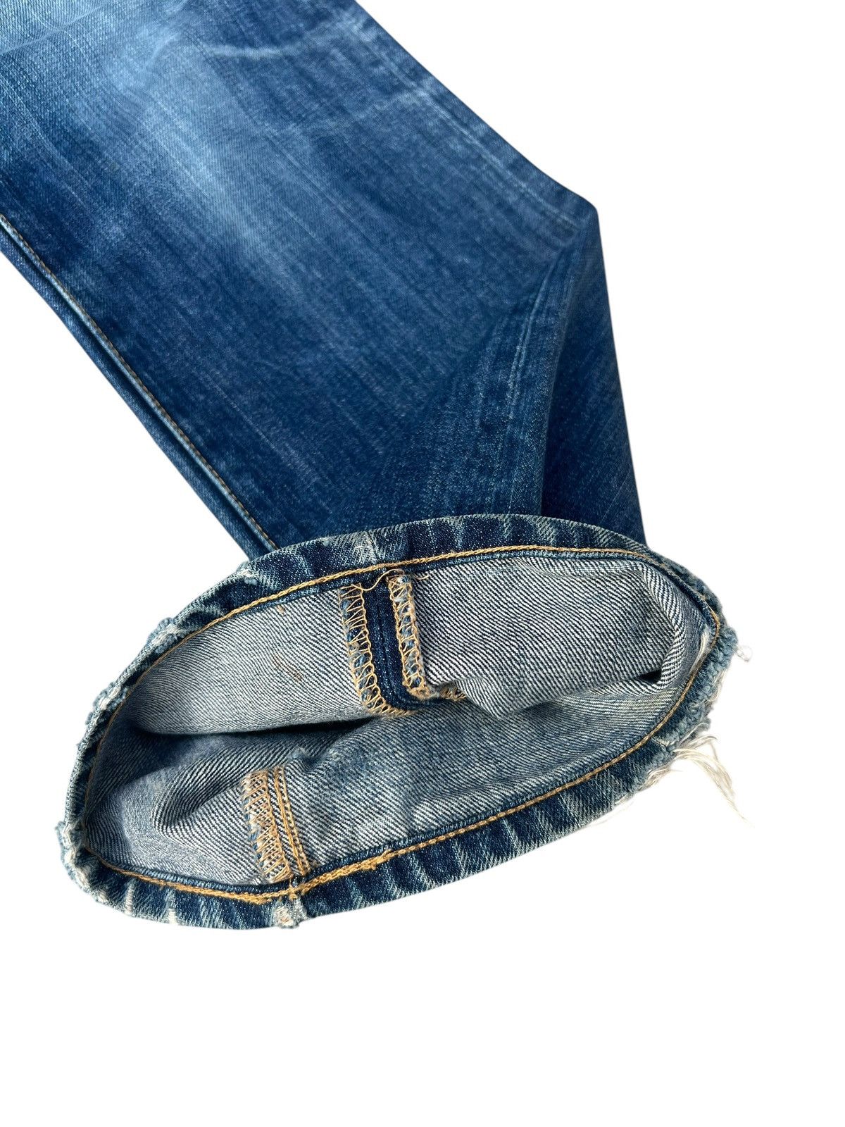 Burgus Plus Dirty Mud Denim Distress Burgus Plus Japan Bootcut Jeans Size US 32 / EU 48 - 15 Thumbnail