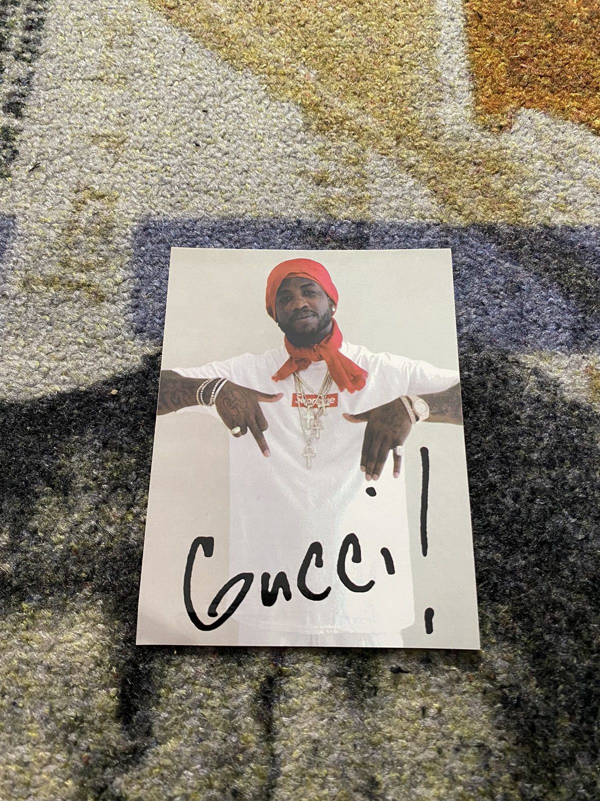 Gucci Supreme Gucci Mane Photo Tee Sticker Size ONE SIZE - 2 Thumbnail