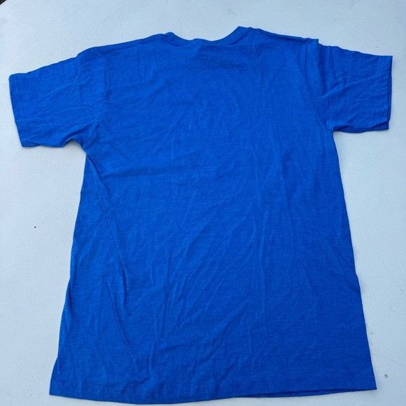 Nintendo NEW SUPER MARIO BROS NINTENDO MUSHROOMS BLUE T-SHIRT SZ MEDI Size US M / EU 48-50 / 2 - 6 Thumbnail