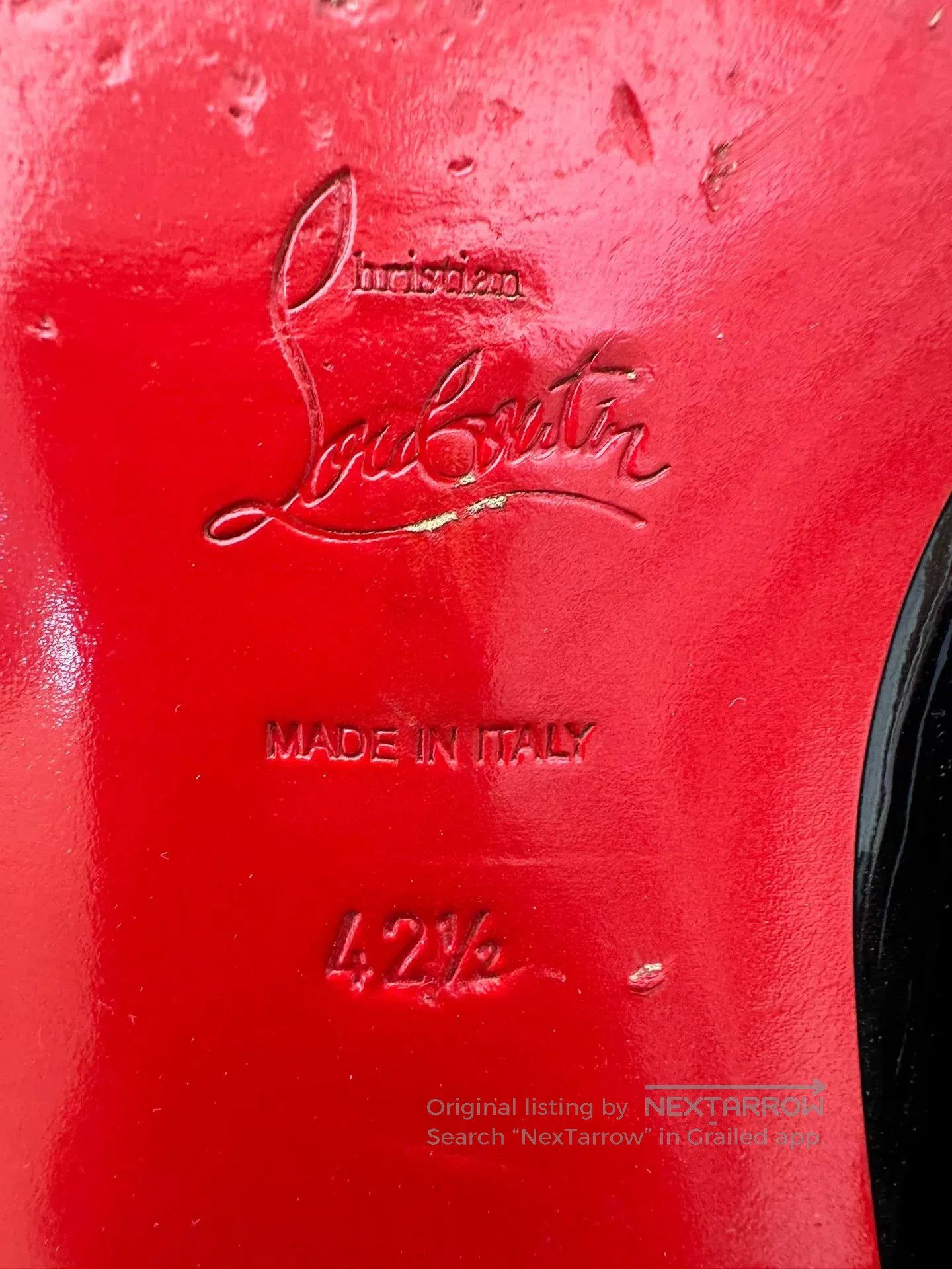 Christian Louboutin Christian Louboutin Red Sole Leather Shoes. Size US 9.5 / EU 42-43 - 5 Thumbnail