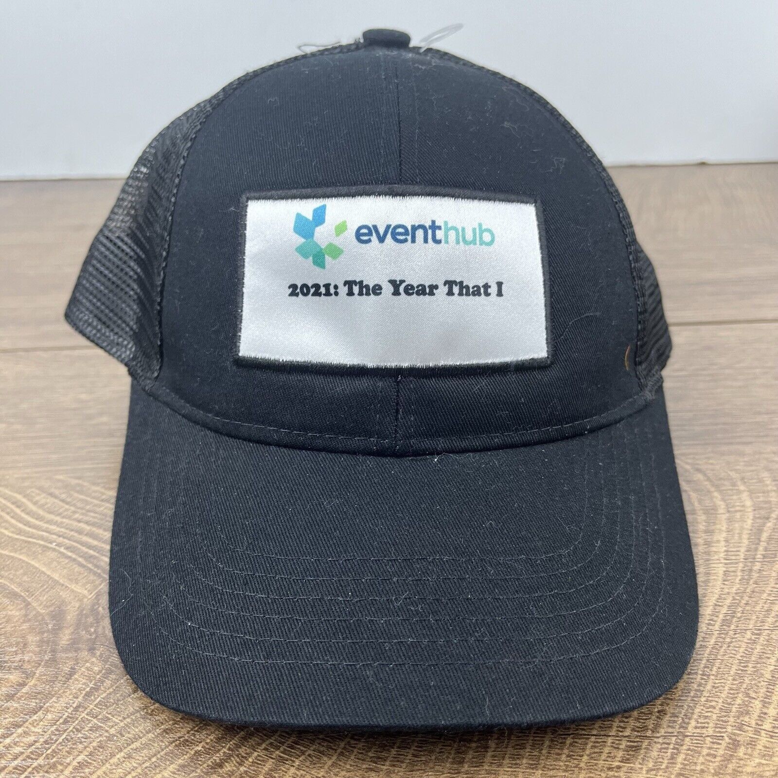 Other Event Hub Hat 2021 the Year that I Adjustable Hat Black Hat Size ONE SIZE - 3 Thumbnail