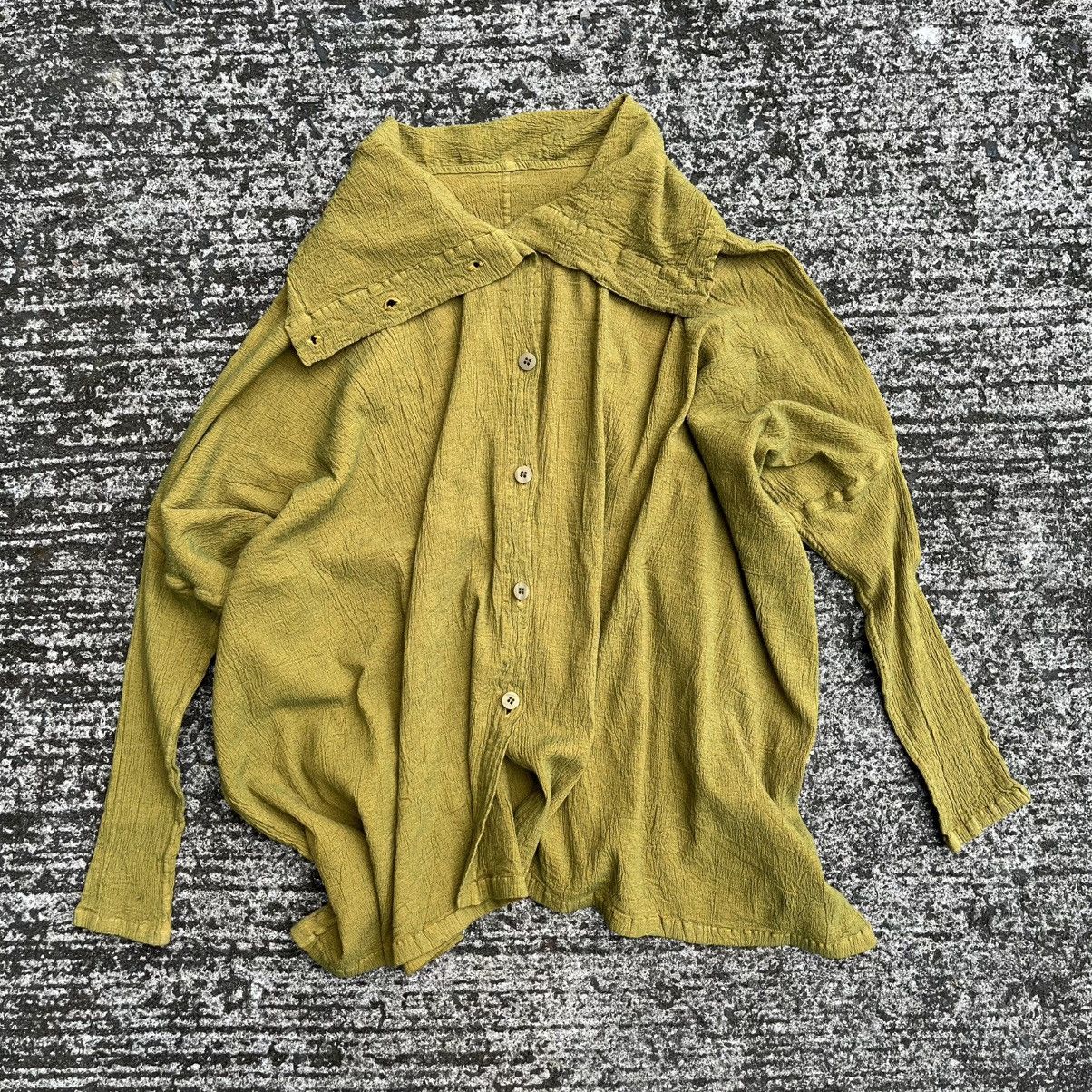 Issey Miyake Issey Miyake ME Textured Convertible Collar Shirt Jacket Size ONE SIZE - 5 Thumbnail